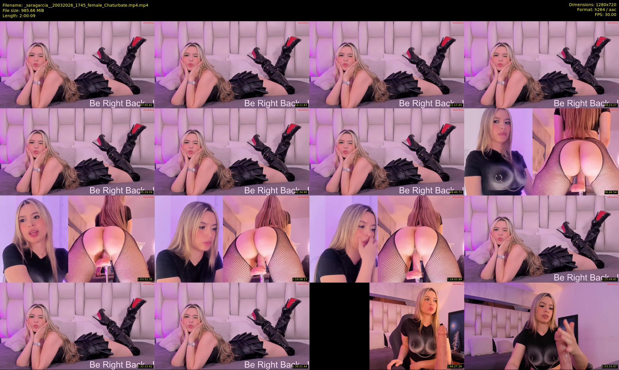 _saragarcia_ — 121 minute Chaturbate female cam show recording, 720p, Mar 20, 2026