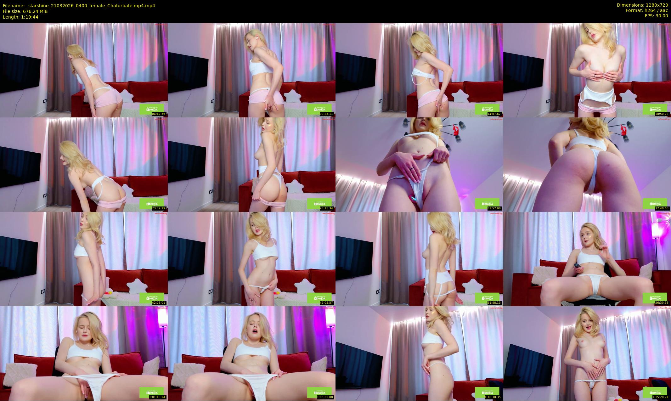 _starshine — 80 minute Chaturbate female cam show recording, 720p, Mar 21, 2026