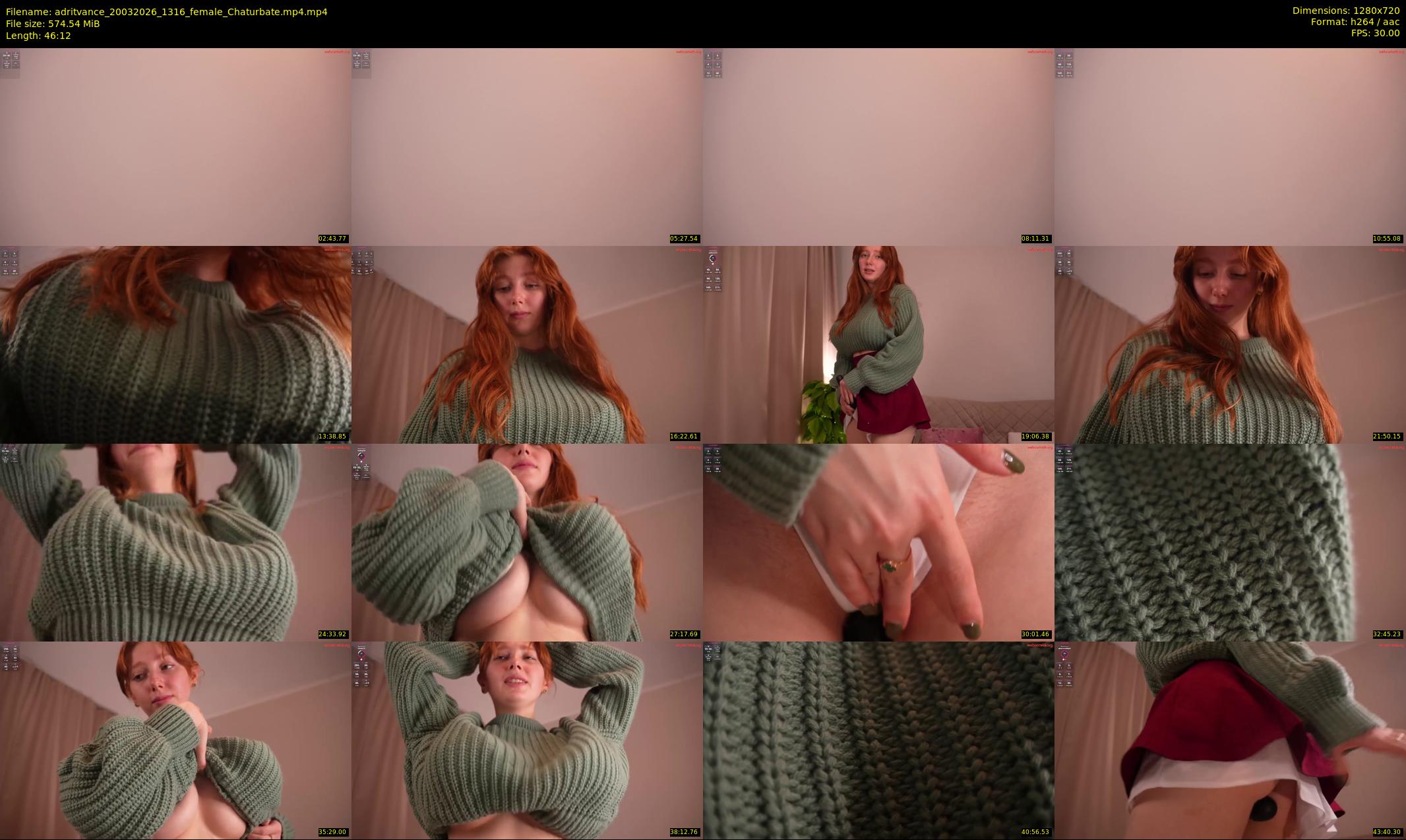 adritvance — 47 minute Chaturbate female cam show recording, 720p, Mar 20, 2026