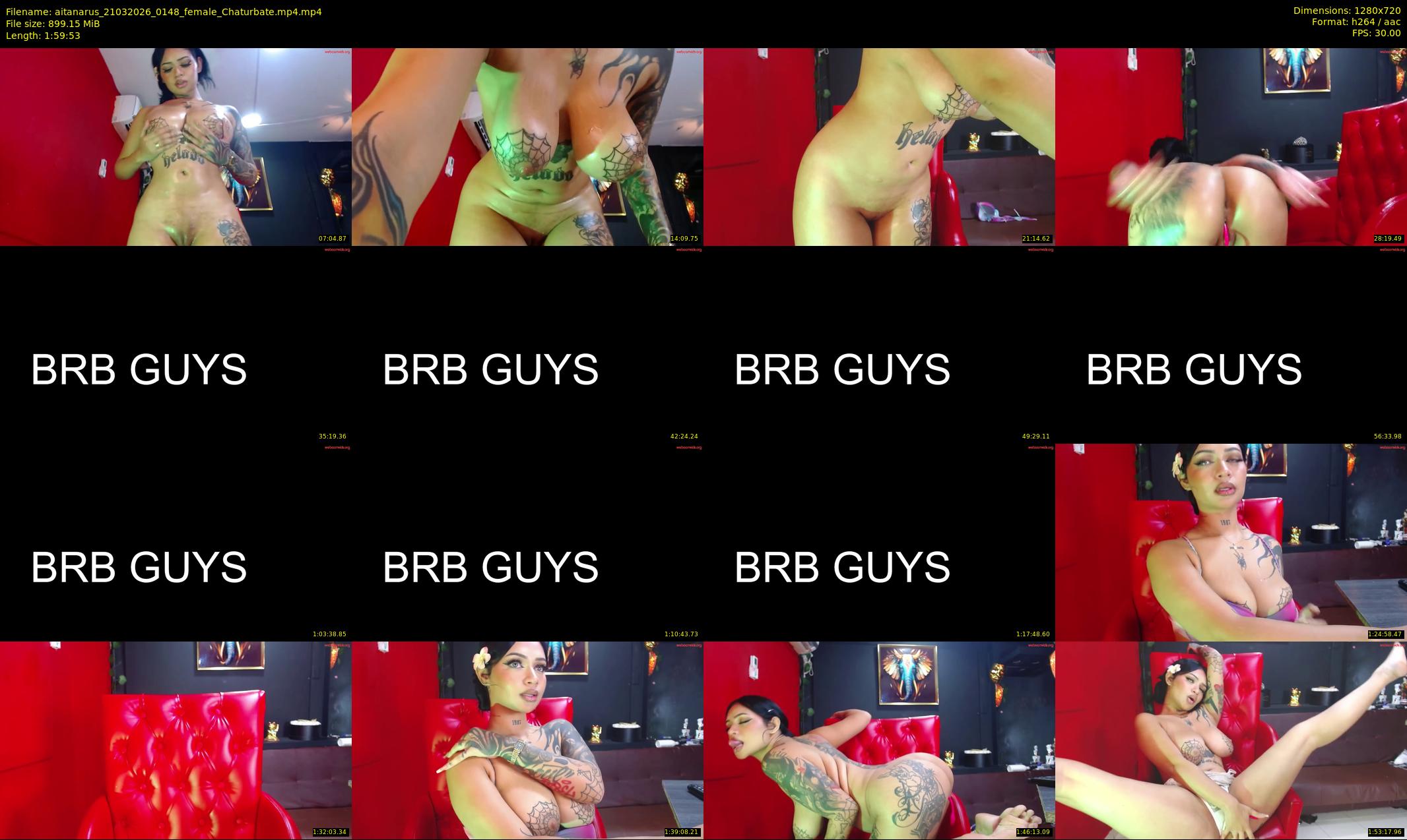 aitanarus — 120 minute Chaturbate female cam show recording, 720p, Mar 21, 2026
