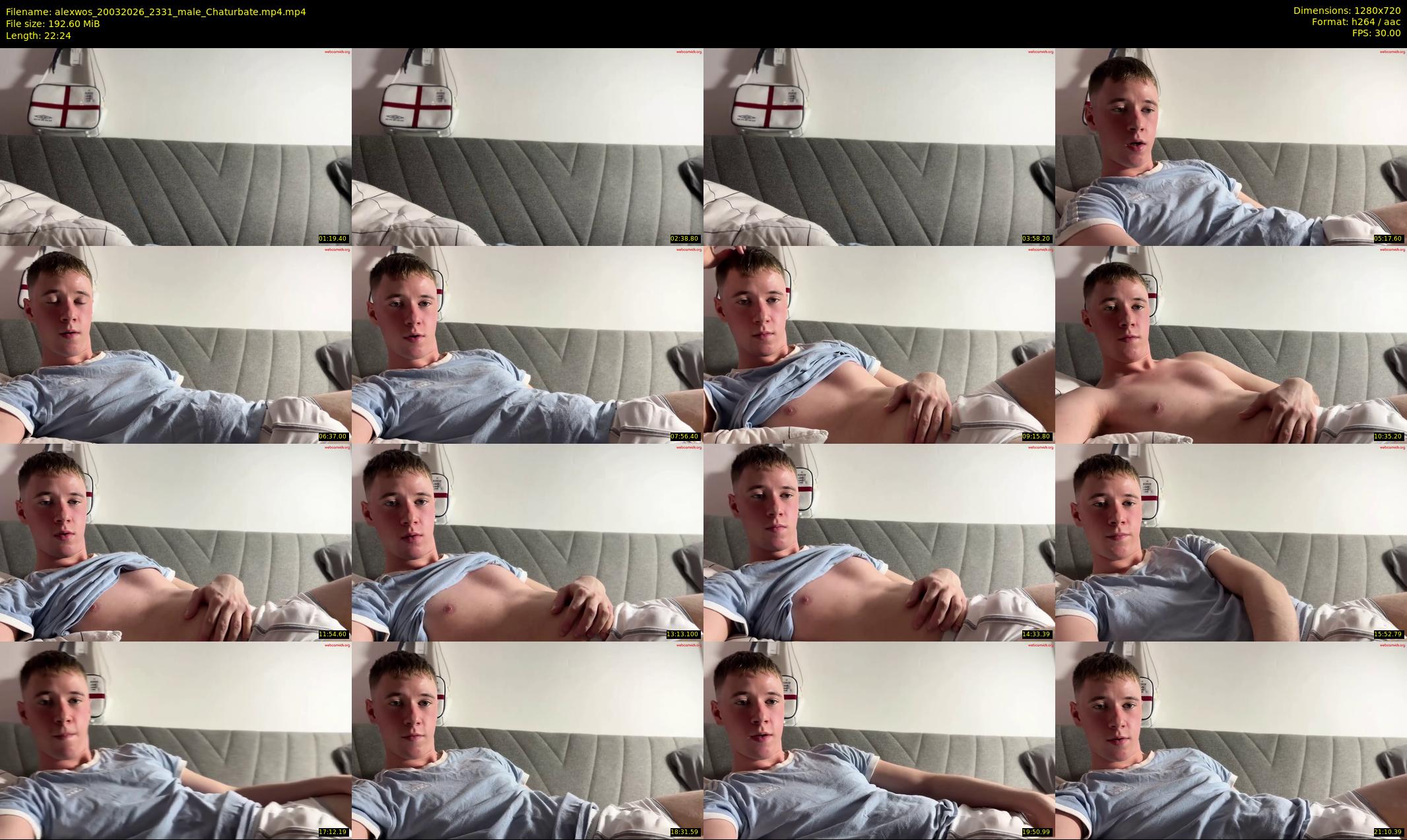 alexwos — 23 minute Chaturbate male cam show recording, 720p, Mar 20, 2026