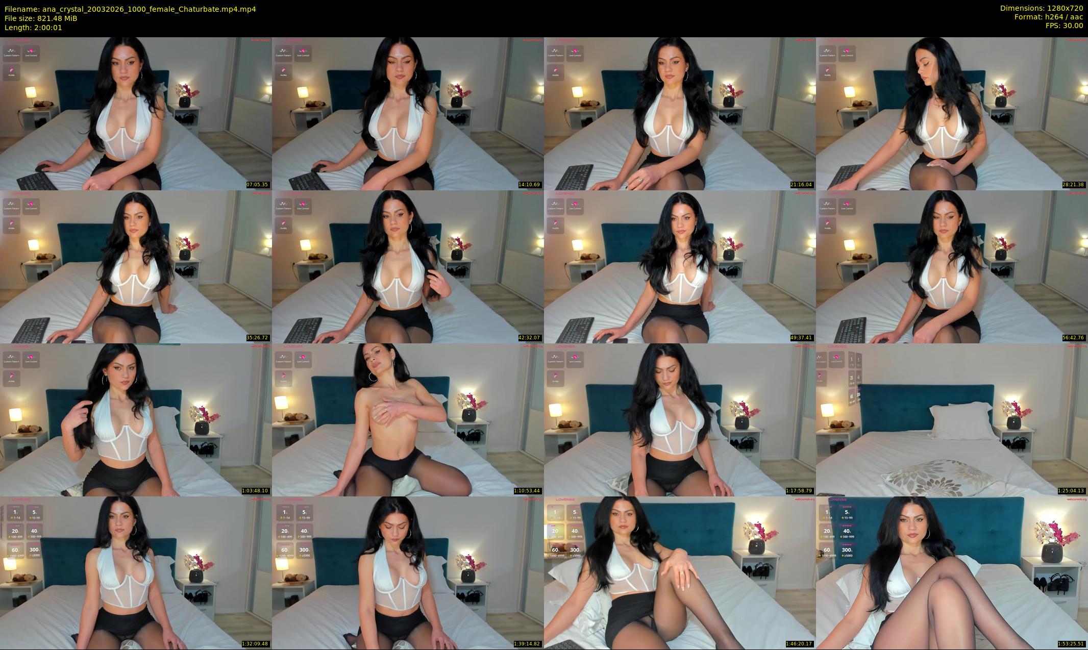ana_crystal — 121 minute Chaturbate female cam show recording, 720p, Mar 20, 2026