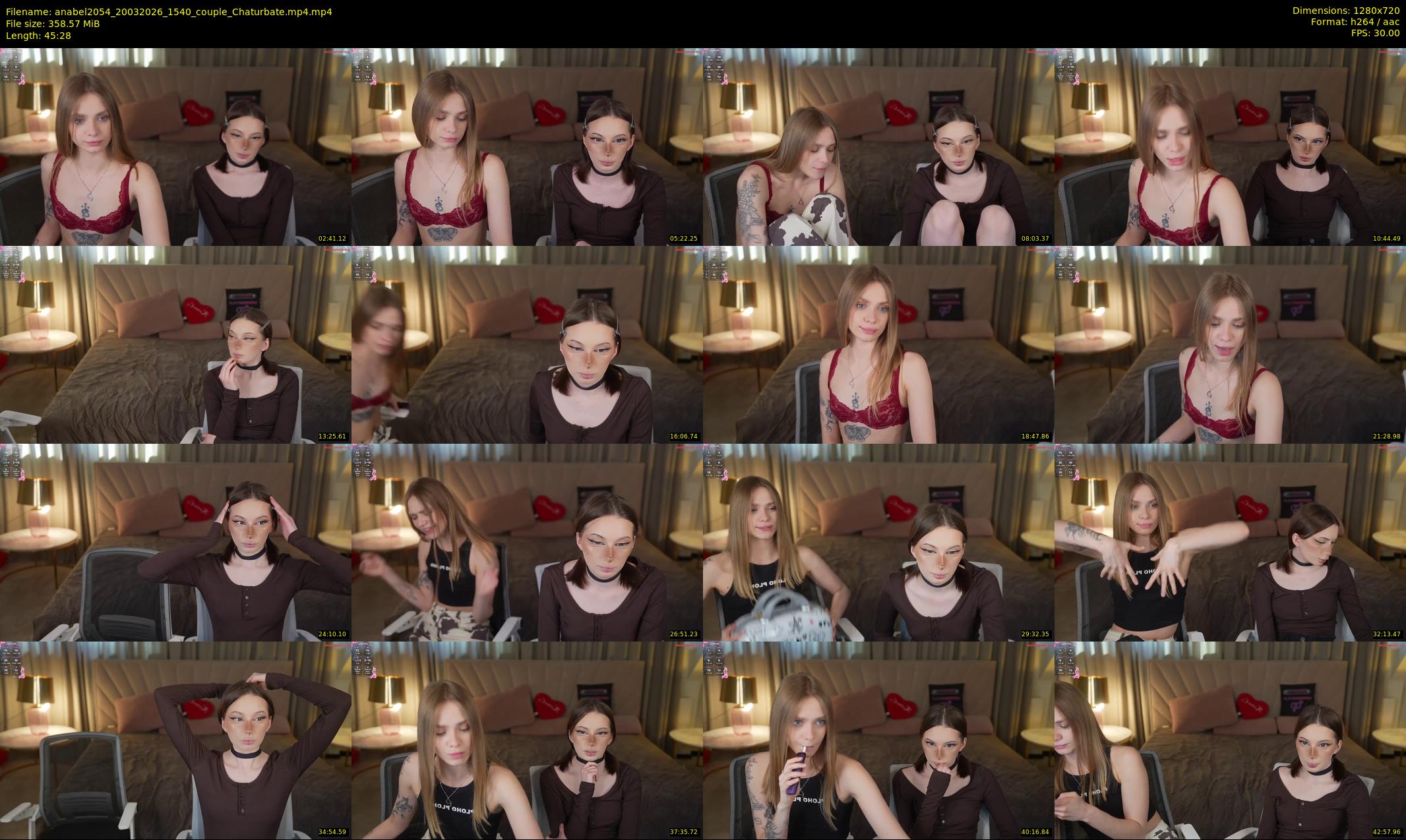 anabel2054 — 46 minute Chaturbate female cam show recording, 720p, Mar 20, 2026