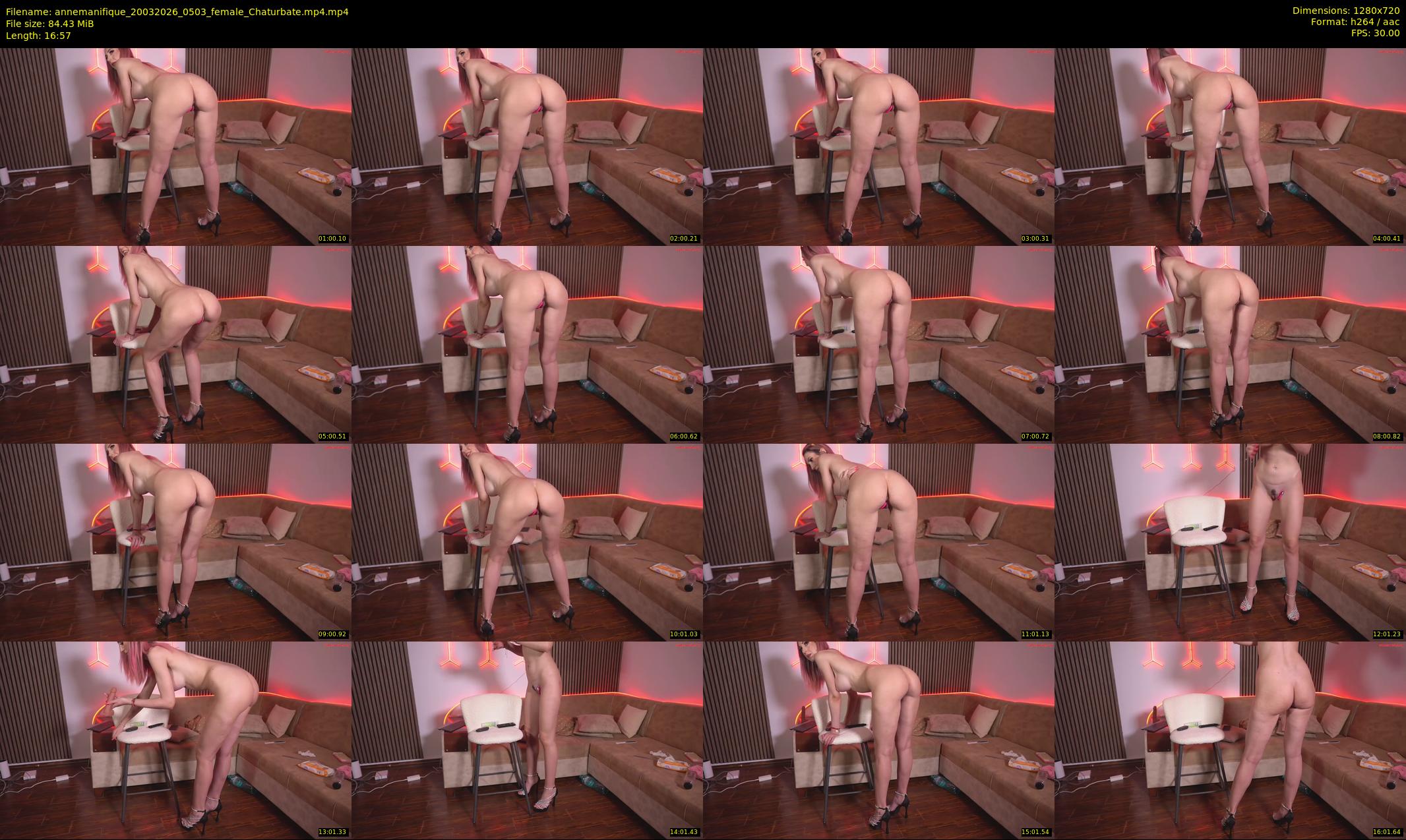 annemanifique — 17 minute Chaturbate female cam show recording, 720p, Mar 20, 2026