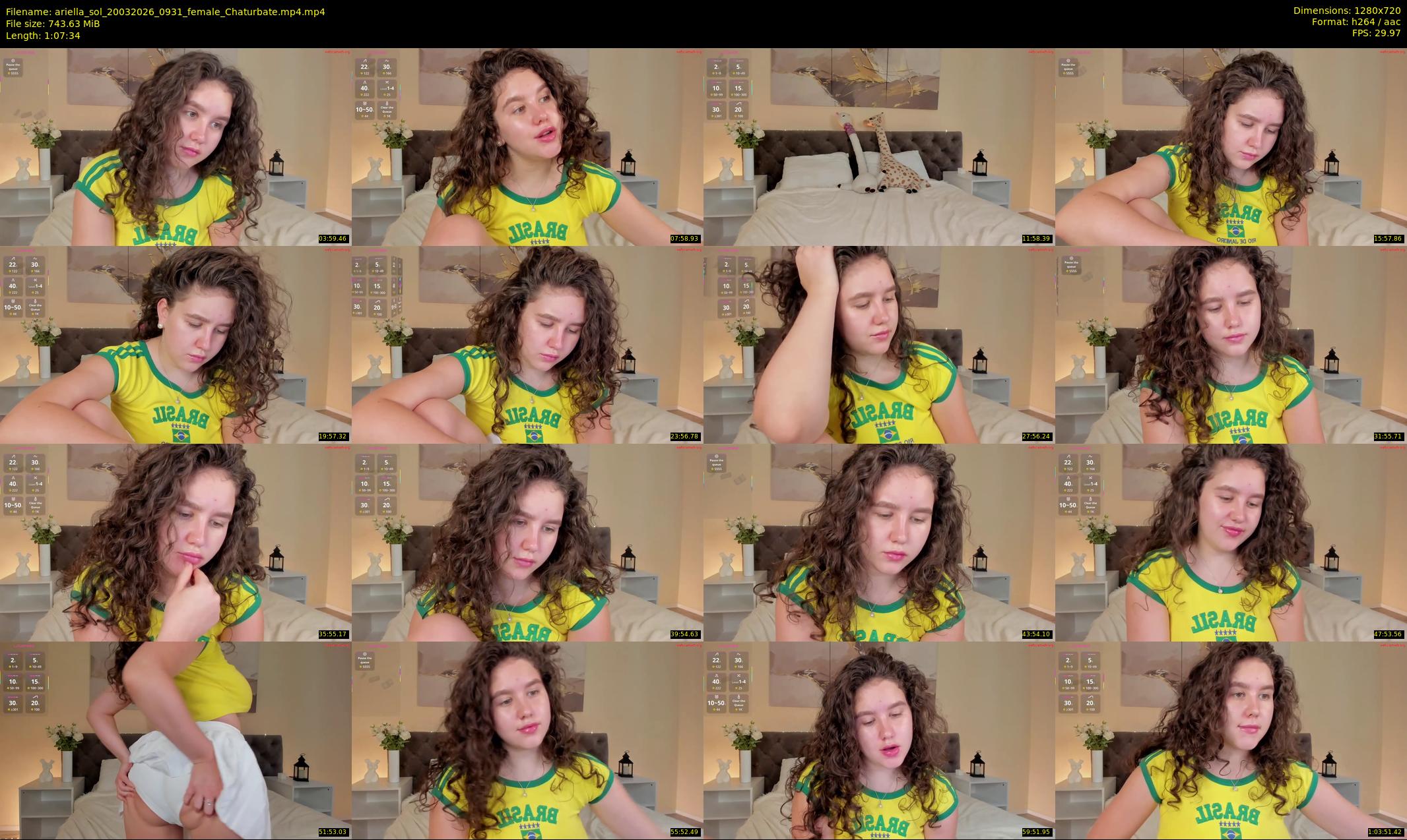 ariella_sol — 68 minute Chaturbate female cam show recording, 720p, Mar 20, 2026