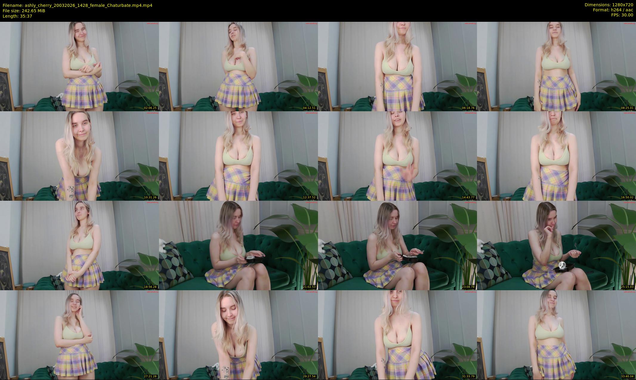 ashly_cherry — 36 minute Chaturbate female cam show recording, 720p, Mar 20, 2026