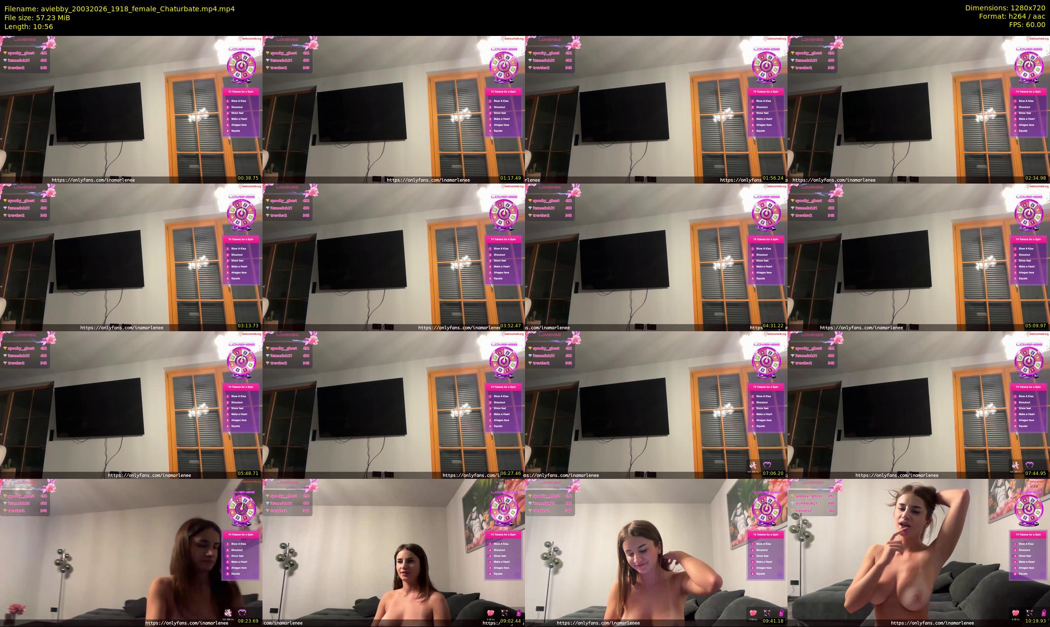 aviebby — 11 minute Chaturbate female cam show recording, 720p, Mar 20, 2026