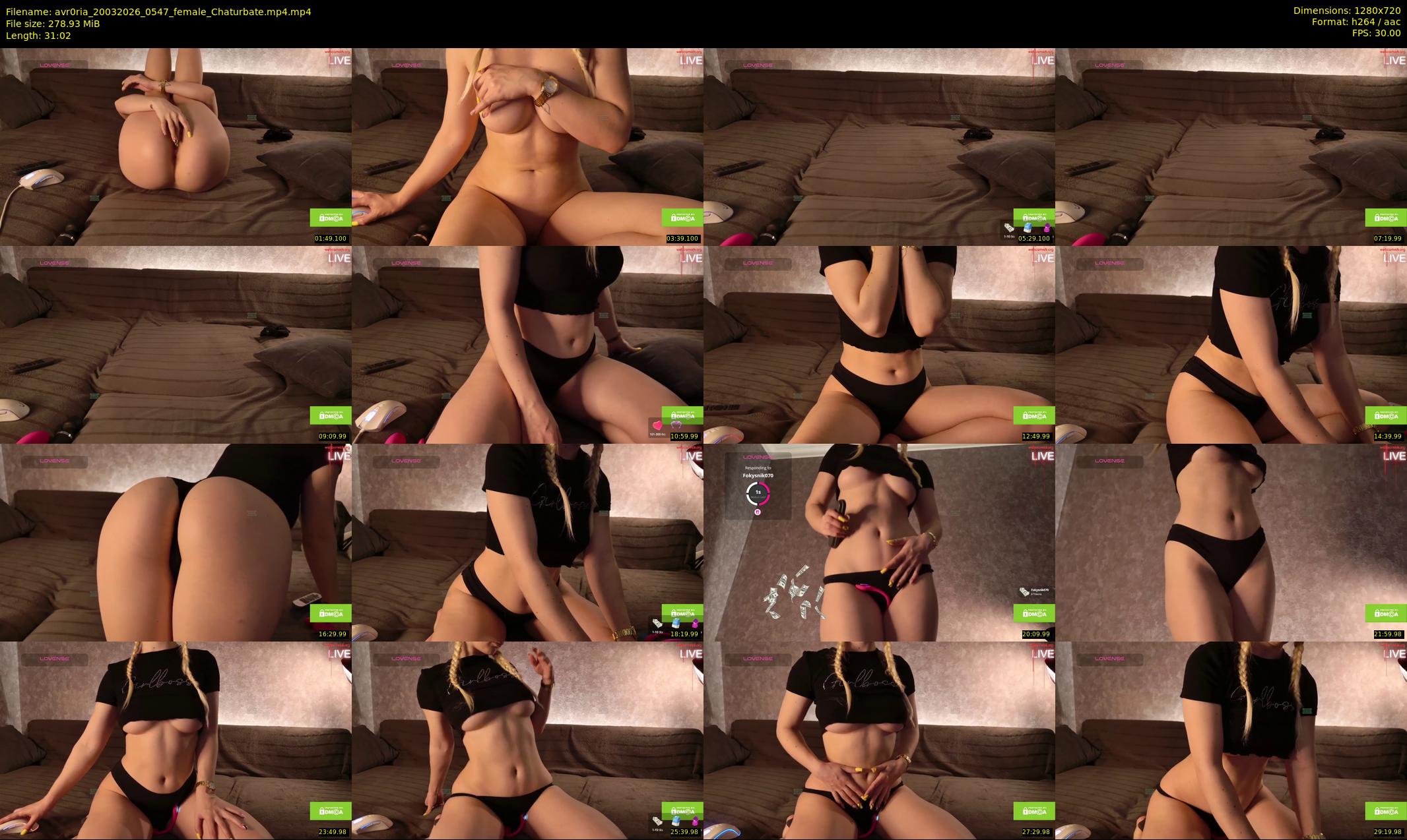 avr0ria — 32 minute Chaturbate female cam show recording, 720p, Mar 20, 2026