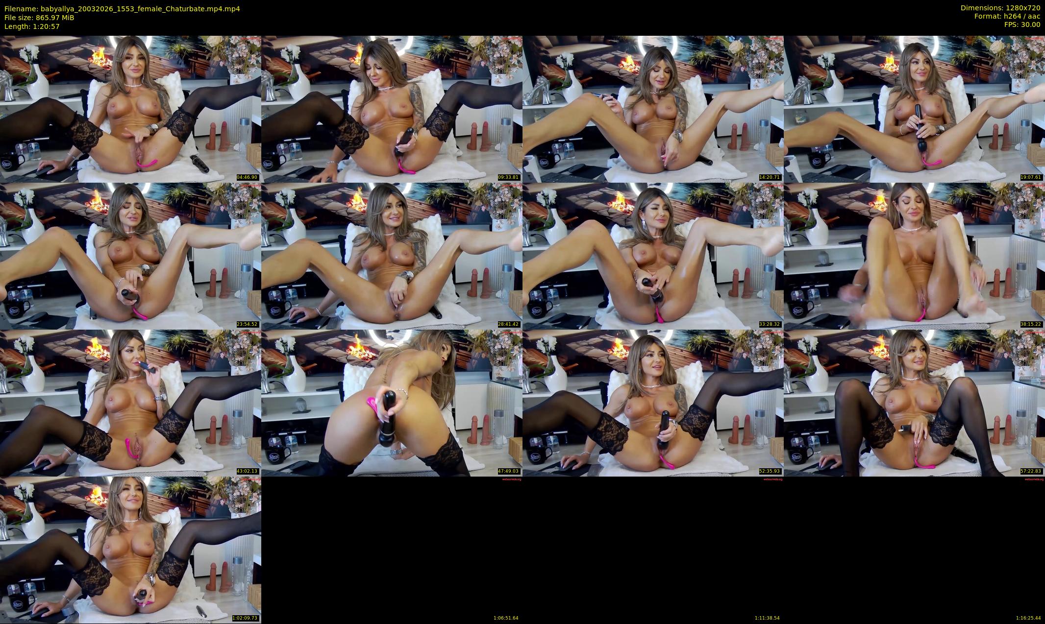 babyallya — 81 minute Chaturbate female cam show recording, 720p, Mar 20, 2026