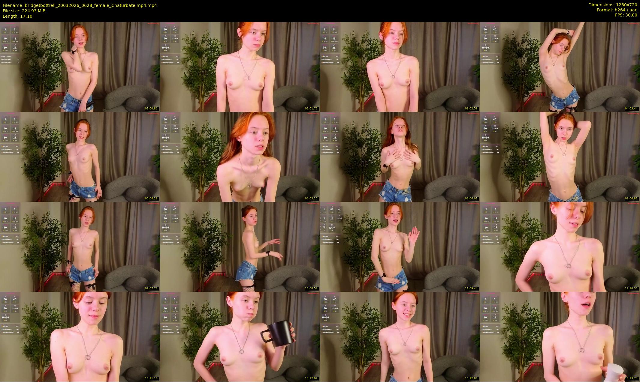 bridgetbottrell — 18 minute Chaturbate female cam show recording, 720p, Mar 20, 2026