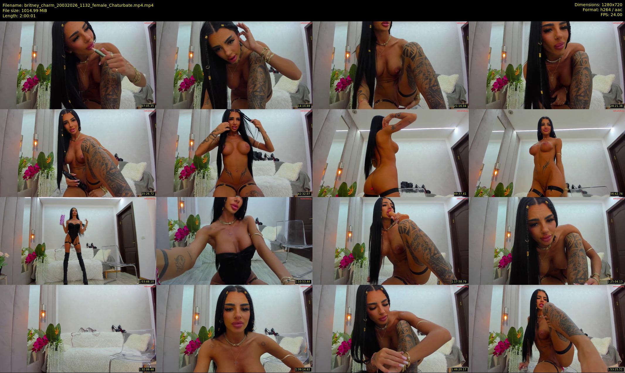 britney_charm — 121 minute Chaturbate female cam show recording, 720p, Mar 20, 2026