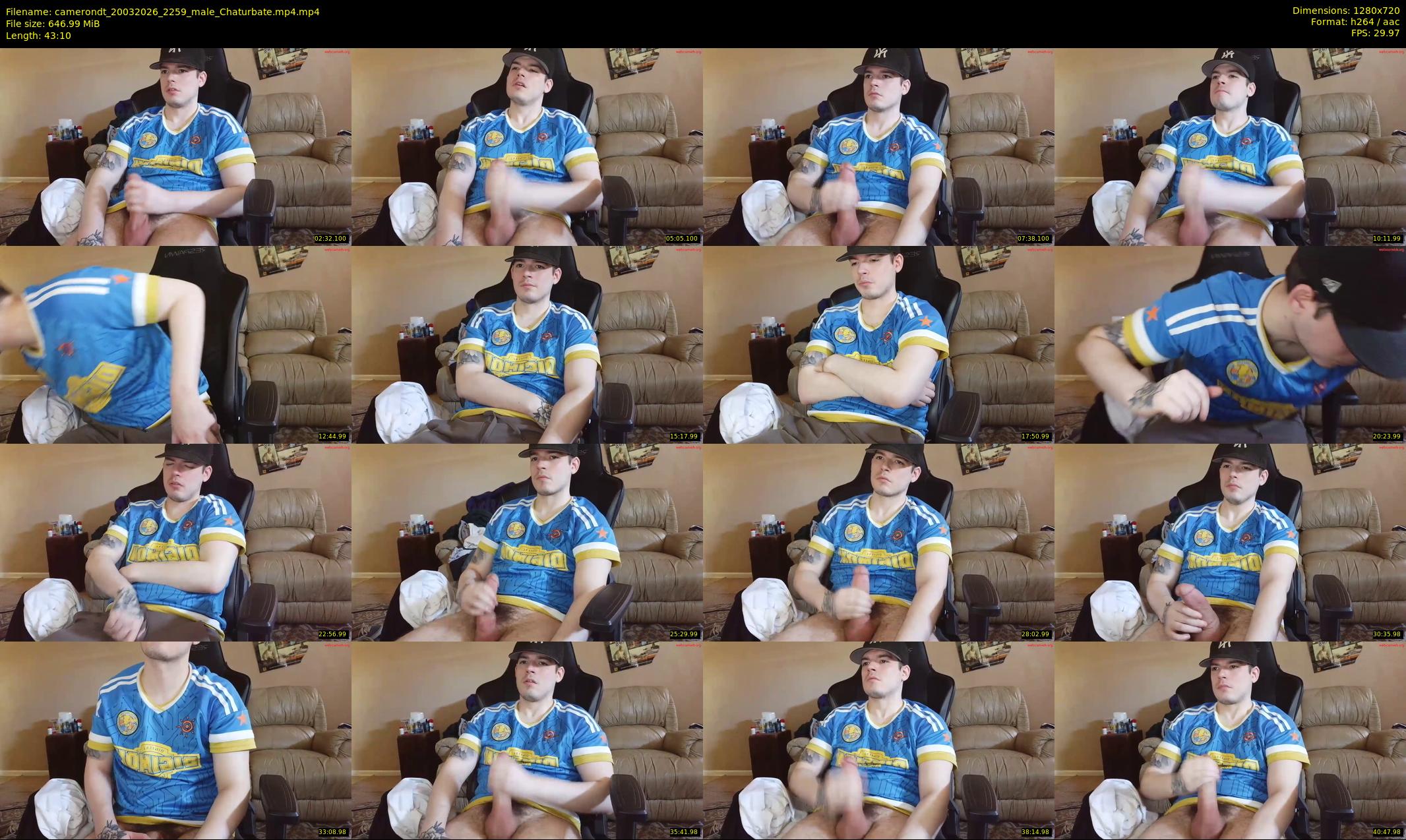 camerondt — 44 minute Chaturbate male cam show recording, 720p, Mar 20, 2026
