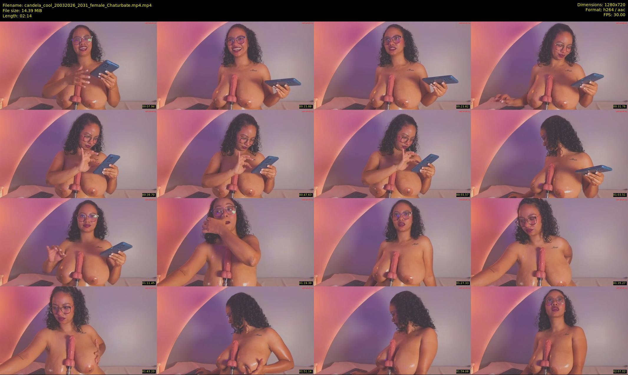 candela_cool — 3 minute Chaturbate female cam show recording, 720p, Mar 20, 2026