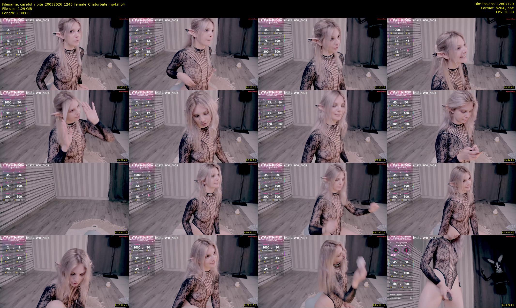 careful_i_bite — 120 minute Chaturbate female cam show recording, 720p, Mar 20, 2026