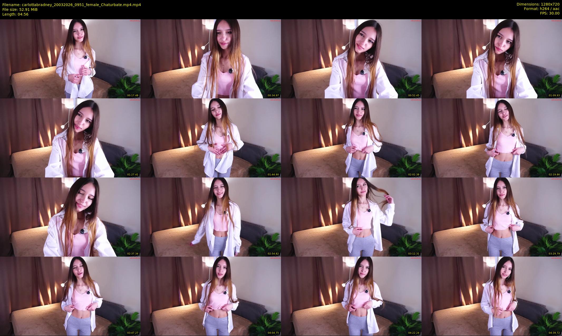carlottabradney — 5 minute Chaturbate female cam show recording, 720p, Mar 20, 2026
