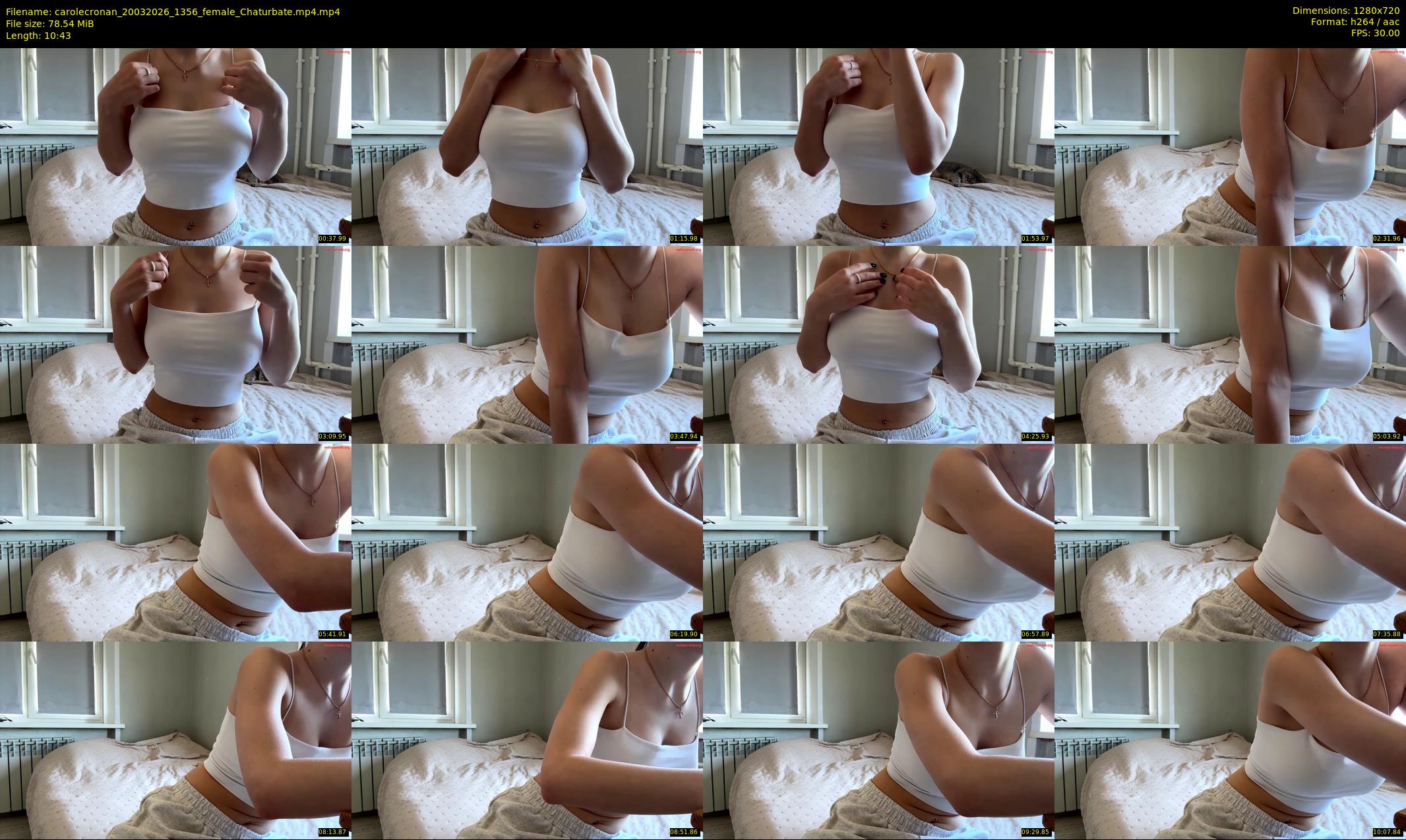 carolecronan — 11 minute Chaturbate female cam show recording, 720p, Mar 20, 2026