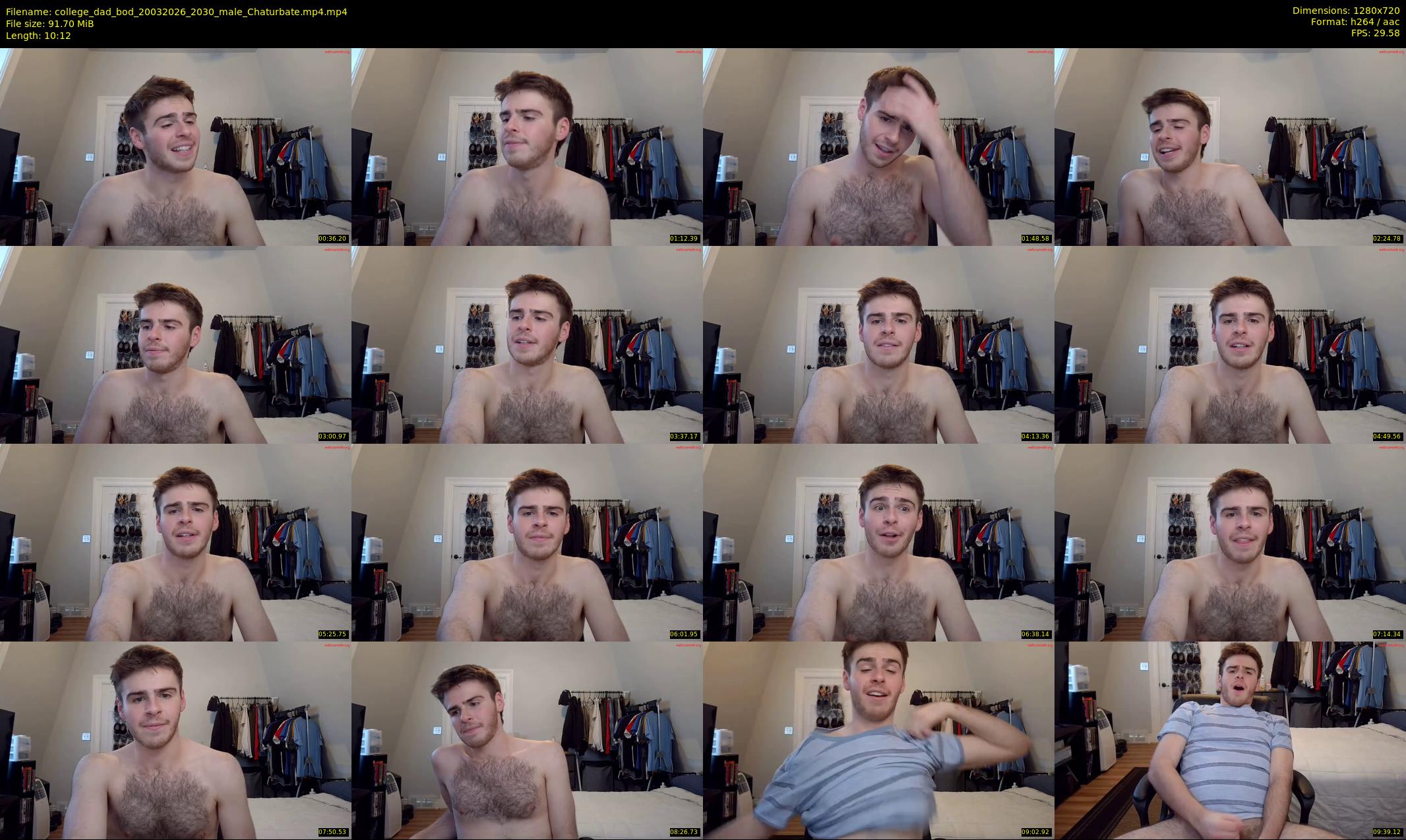 college_dad_bod — 11 minute Chaturbate male cam show recording, 720p, Mar 20, 2026