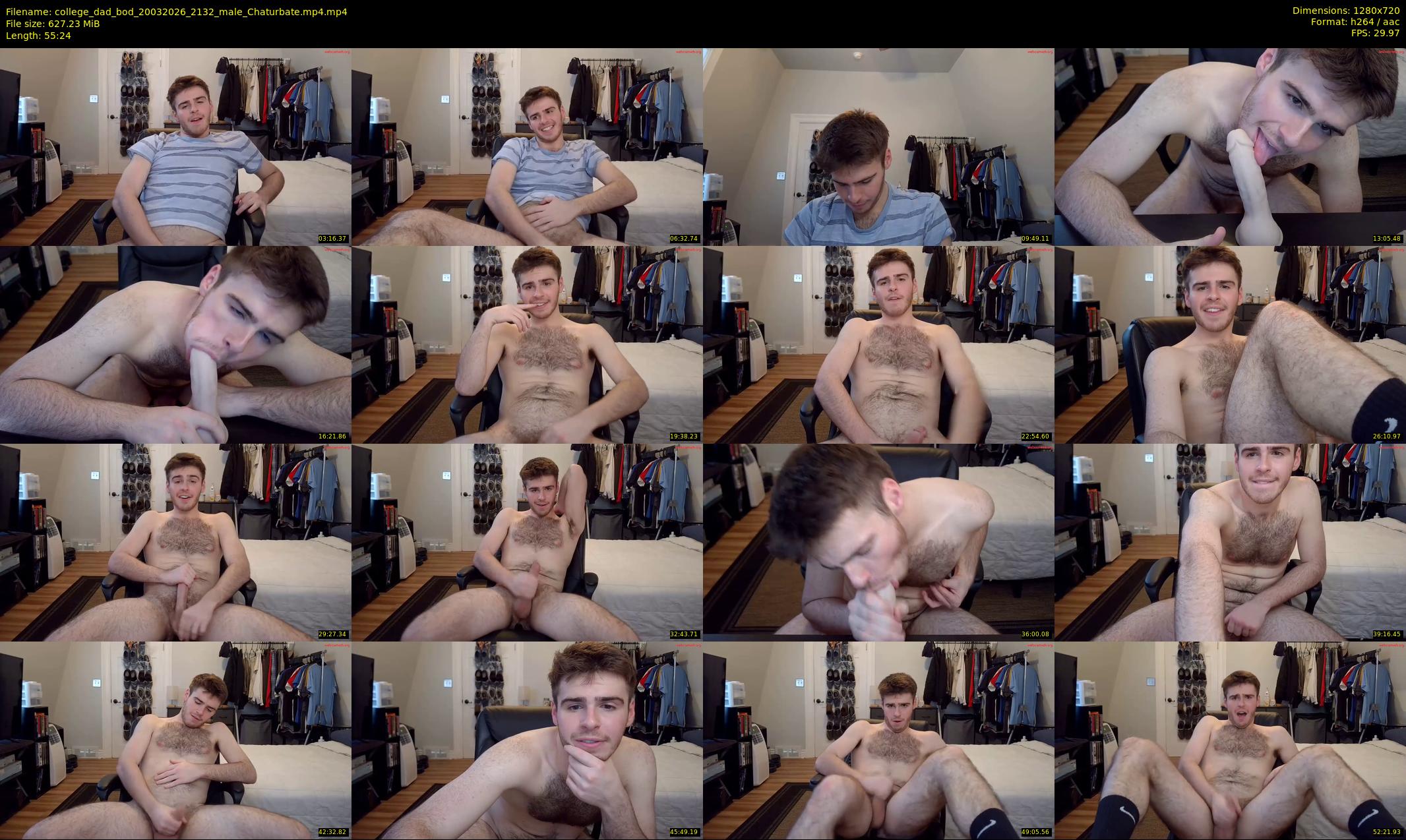 college_dad_bod — 56 minute Chaturbate male cam show recording, 720p, Mar 20, 2026