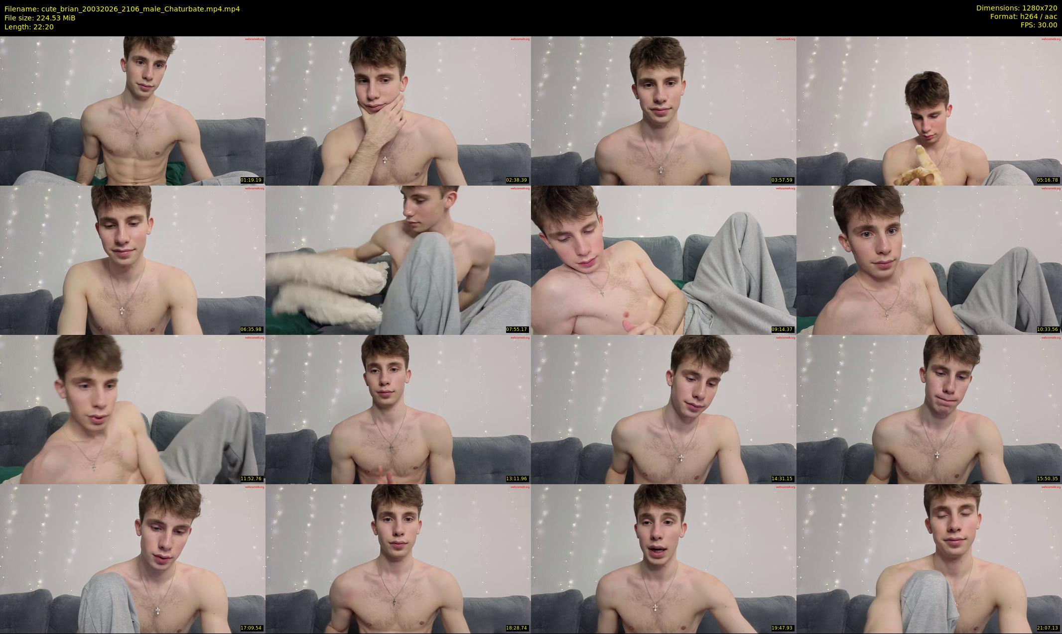 cute_brian — 23 minute Chaturbate male cam show recording, 720p, Mar 20, 2026