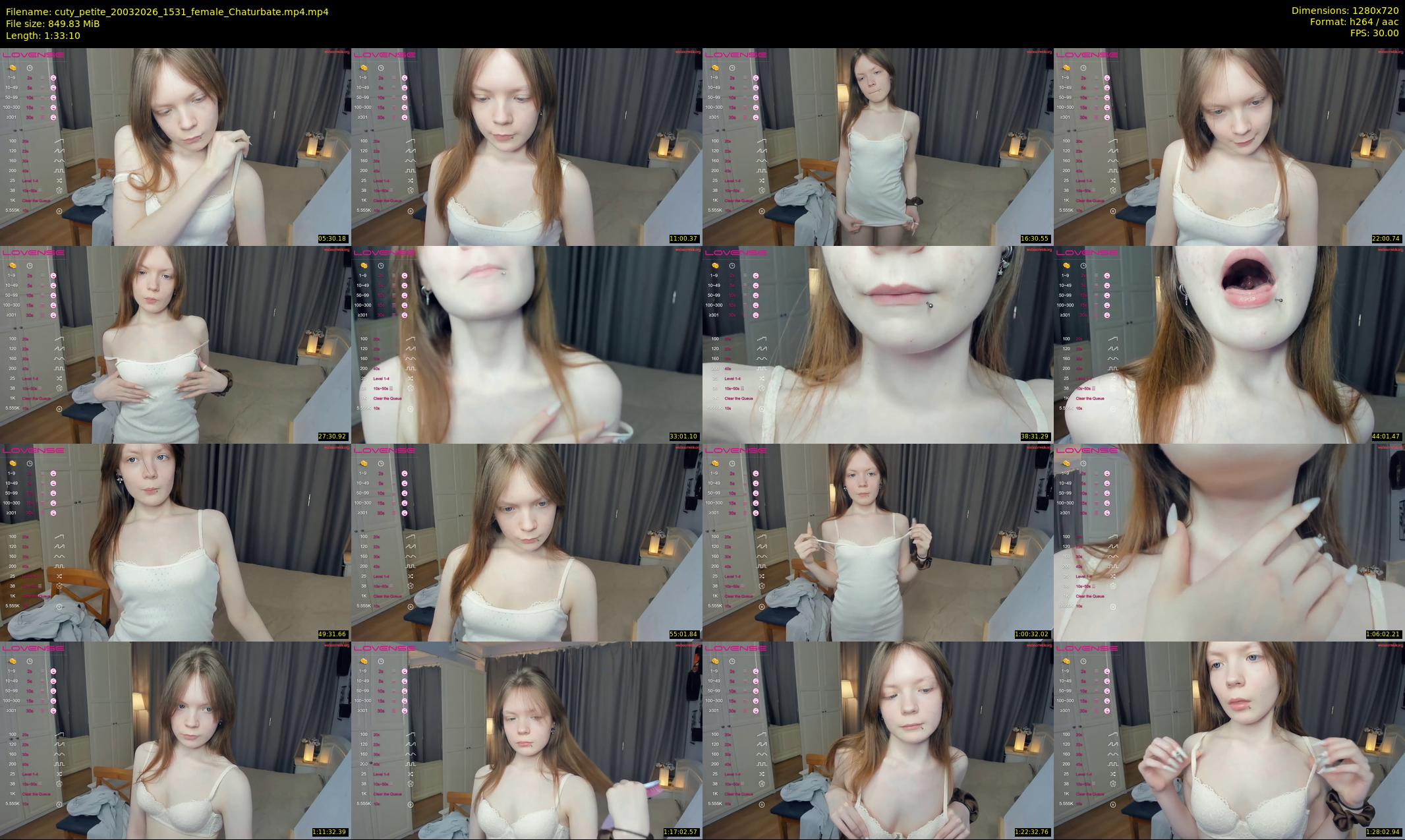 cuty_petite — 94 minute Chaturbate female cam show recording, 720p, Mar 20, 2026
