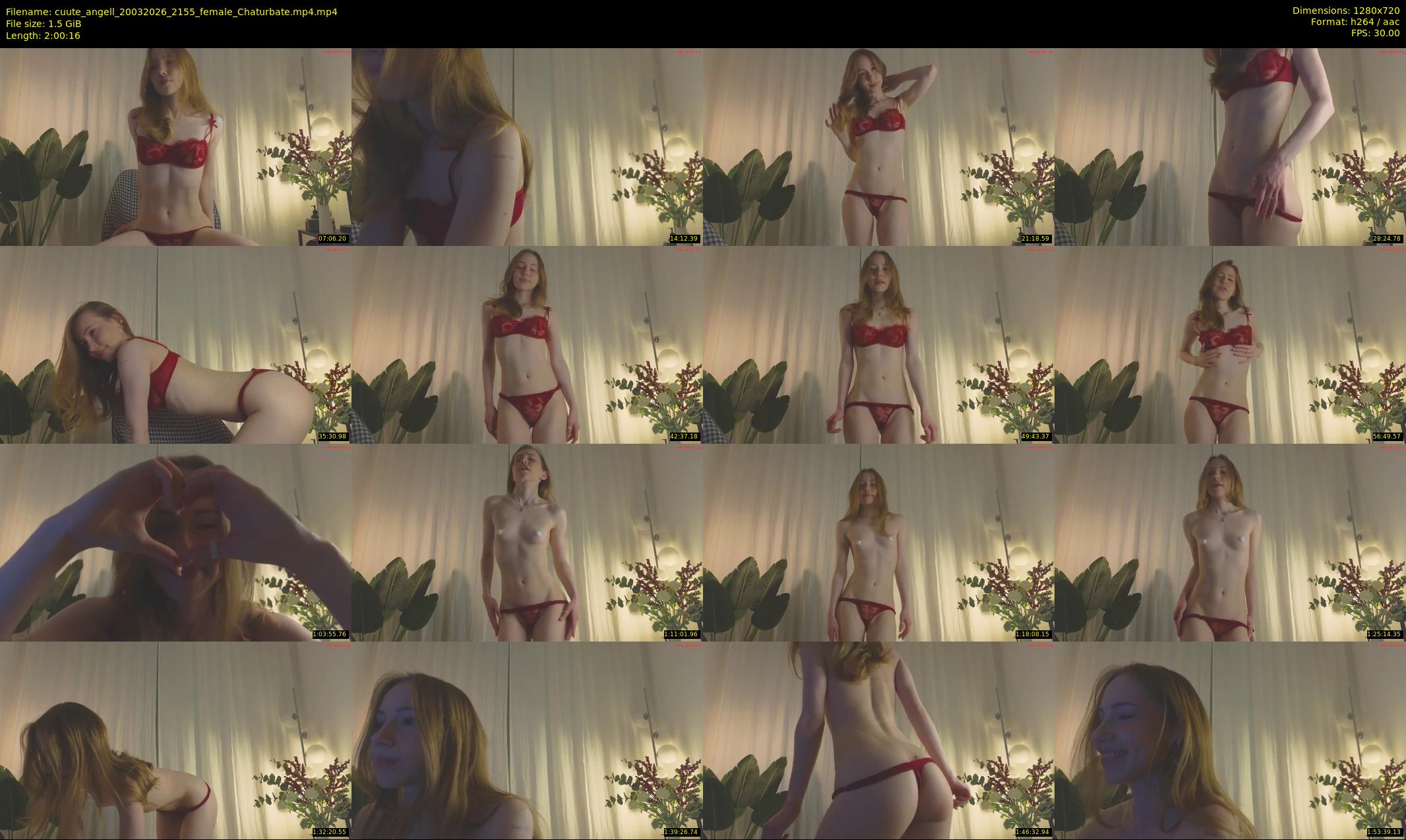 cuute_angell — 121 minute Chaturbate female cam show recording, 720p, Mar 20, 2026