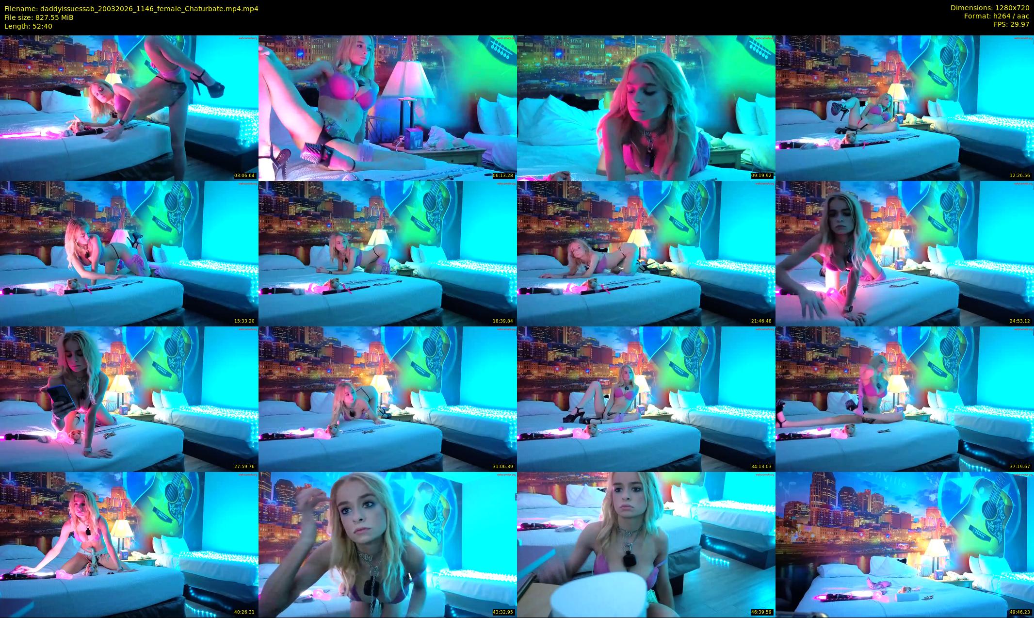 daddyissuessab — 53 minute Chaturbate female cam show recording, 720p, Mar 20, 2026
