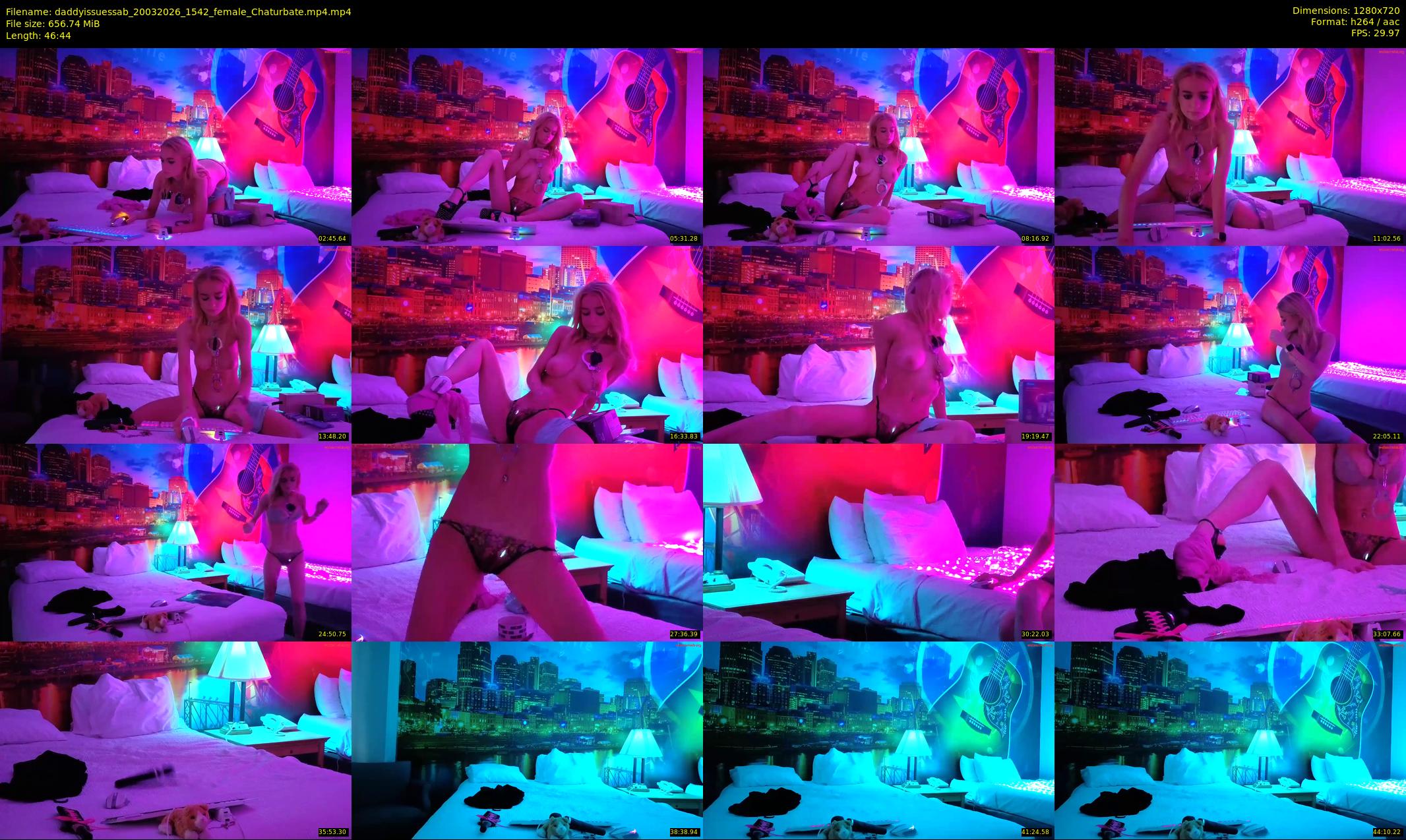 daddyissuessab — 47 minute Chaturbate female cam show recording, 720p, Mar 20, 2026