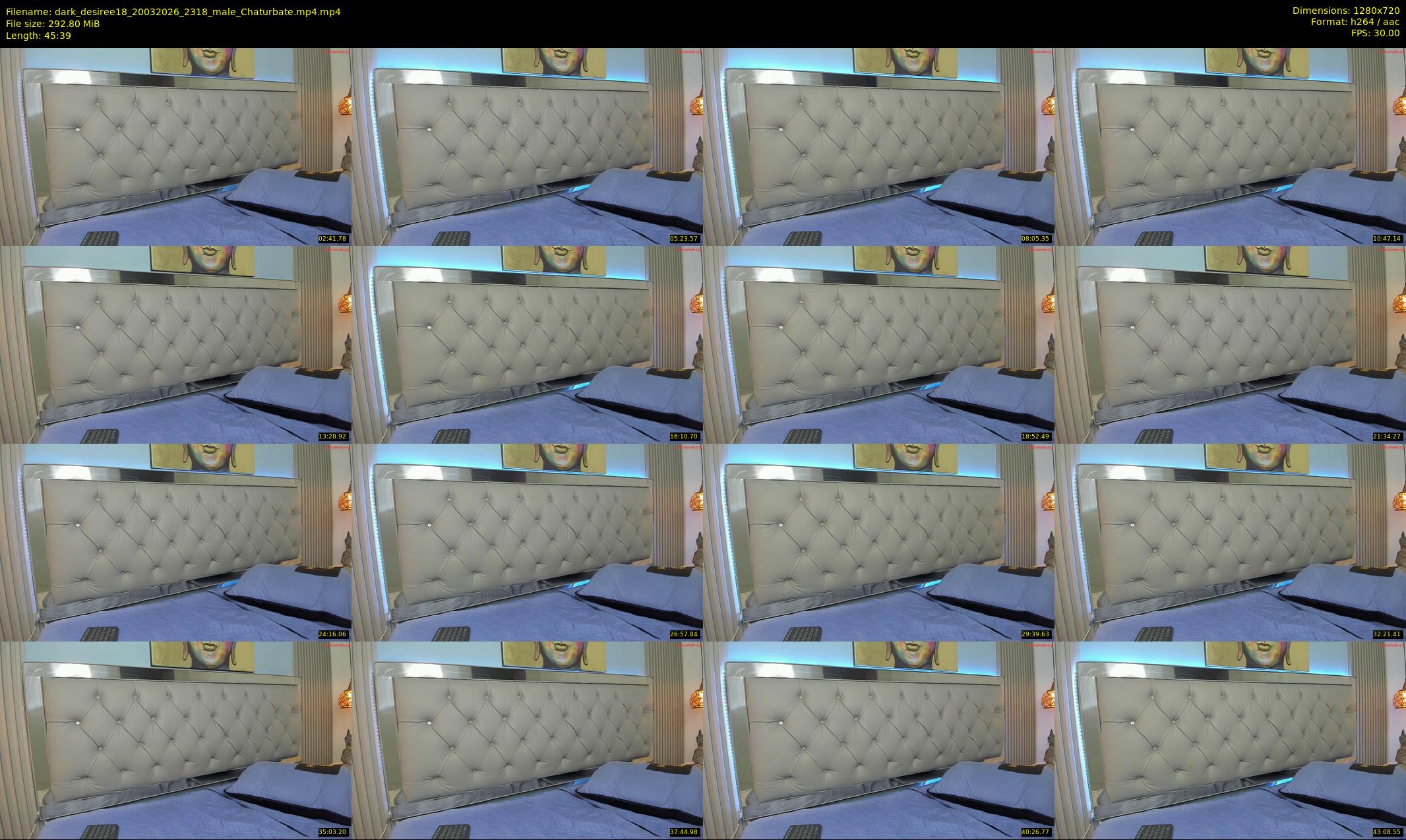 dark_desiree18 — 46 minute Chaturbate male cam show recording, 720p, Mar 20, 2026