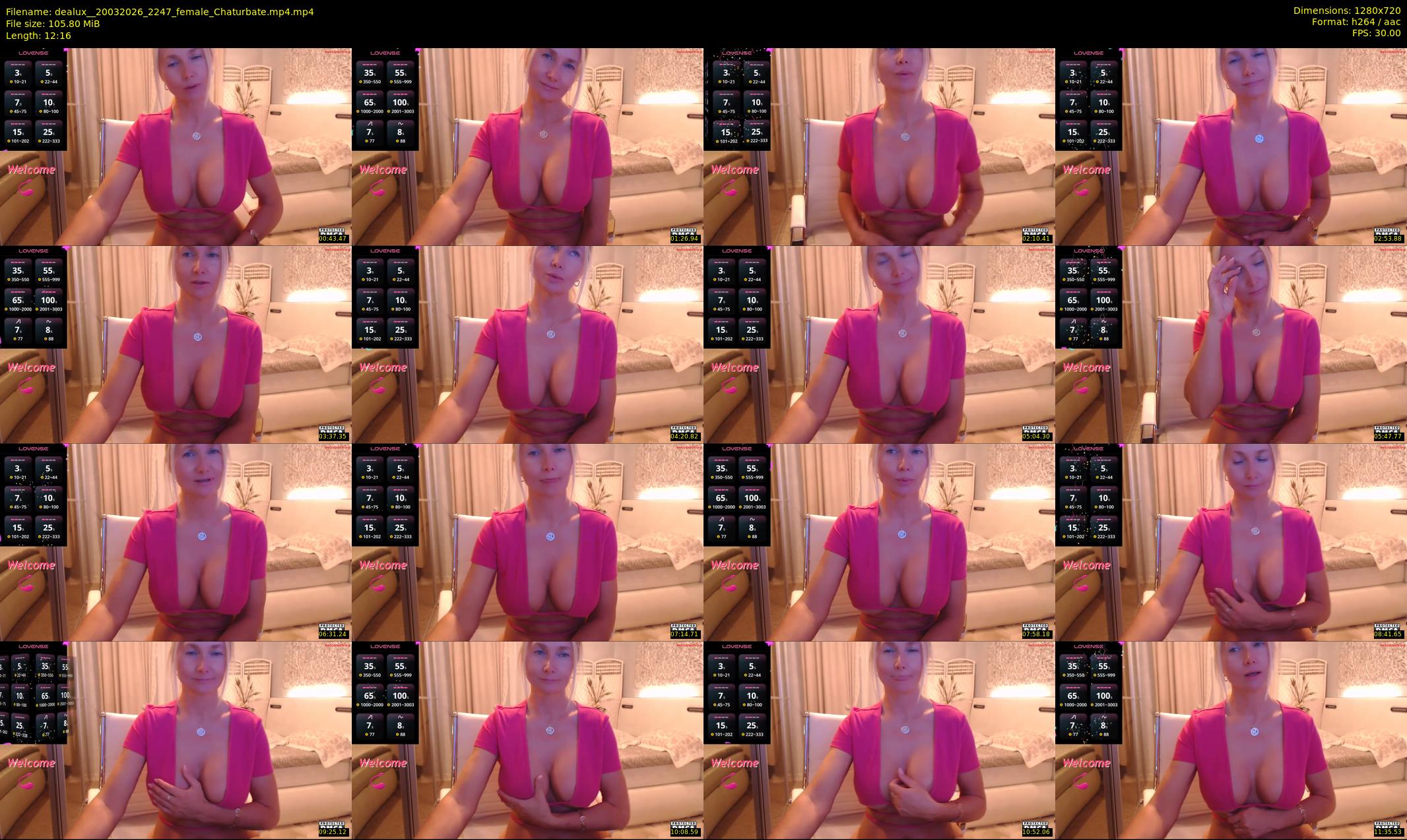 dealux_ — 13 minute Chaturbate female cam show recording, 720p, Mar 20, 2026