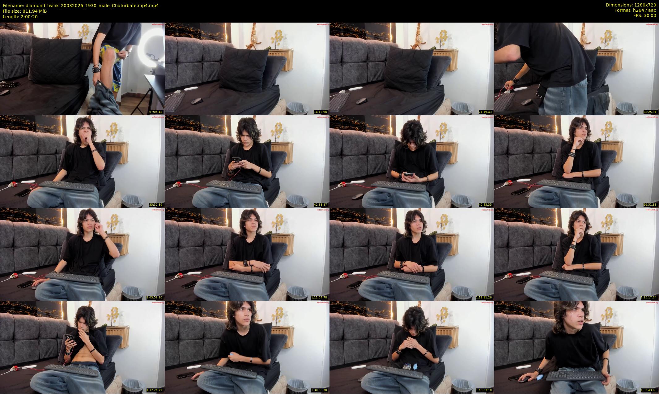 diamond_twink — 121 minute Chaturbate male cam show recording, 720p, Mar 20, 2026