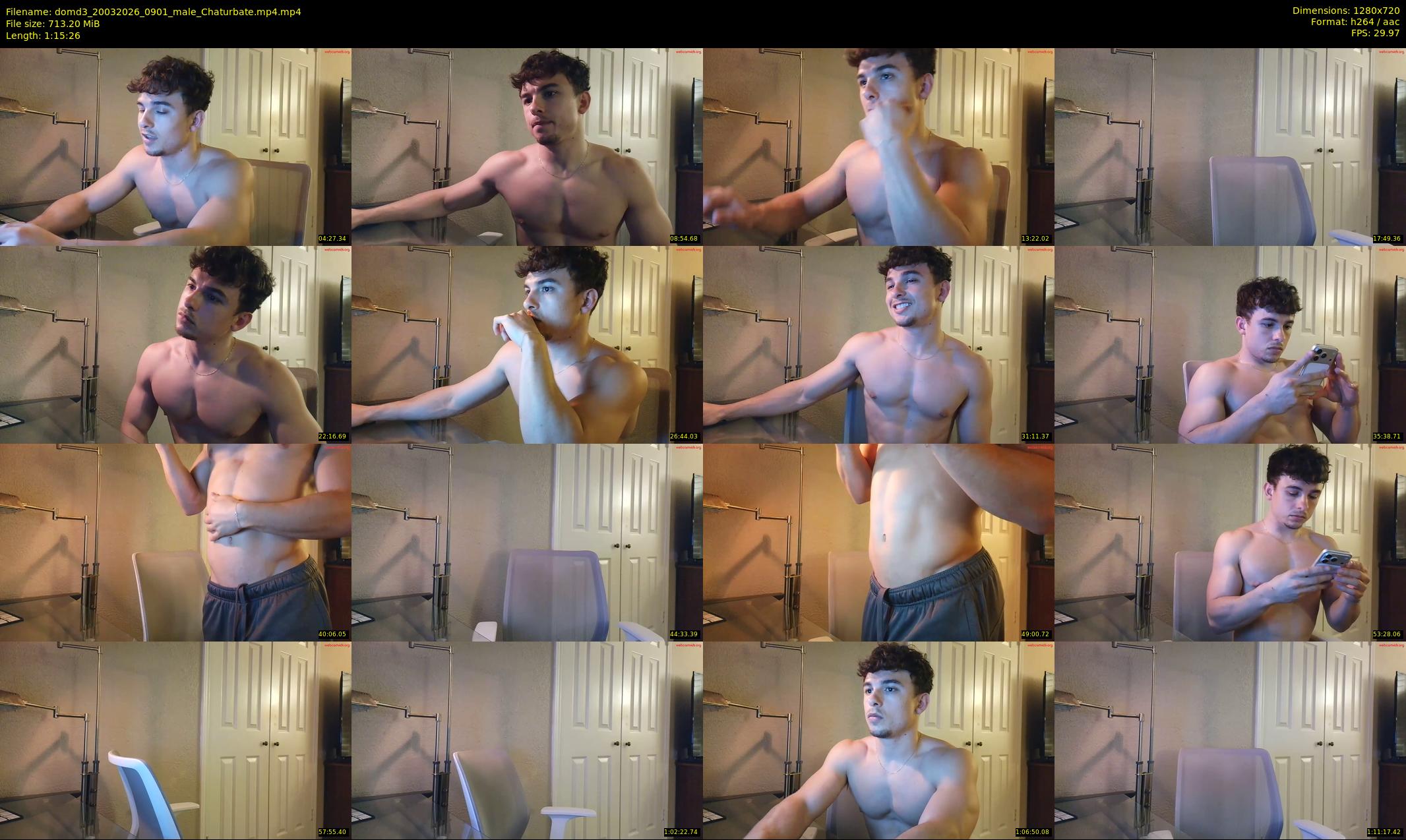domd3 — 76 minute Chaturbate male cam show recording, 720p, Mar 20, 2026