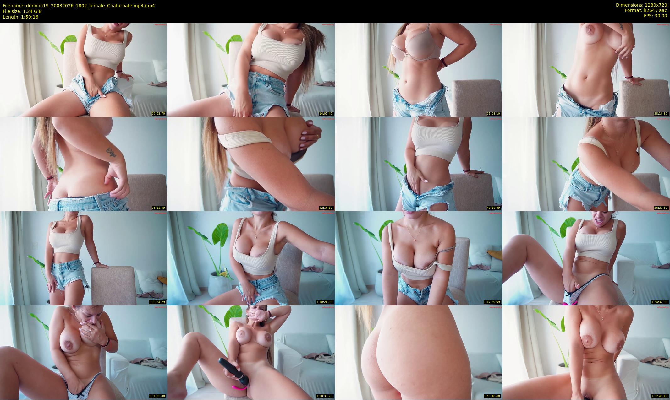donnna19 — 120 minute Chaturbate female cam show recording, 720p, Mar 20, 2026