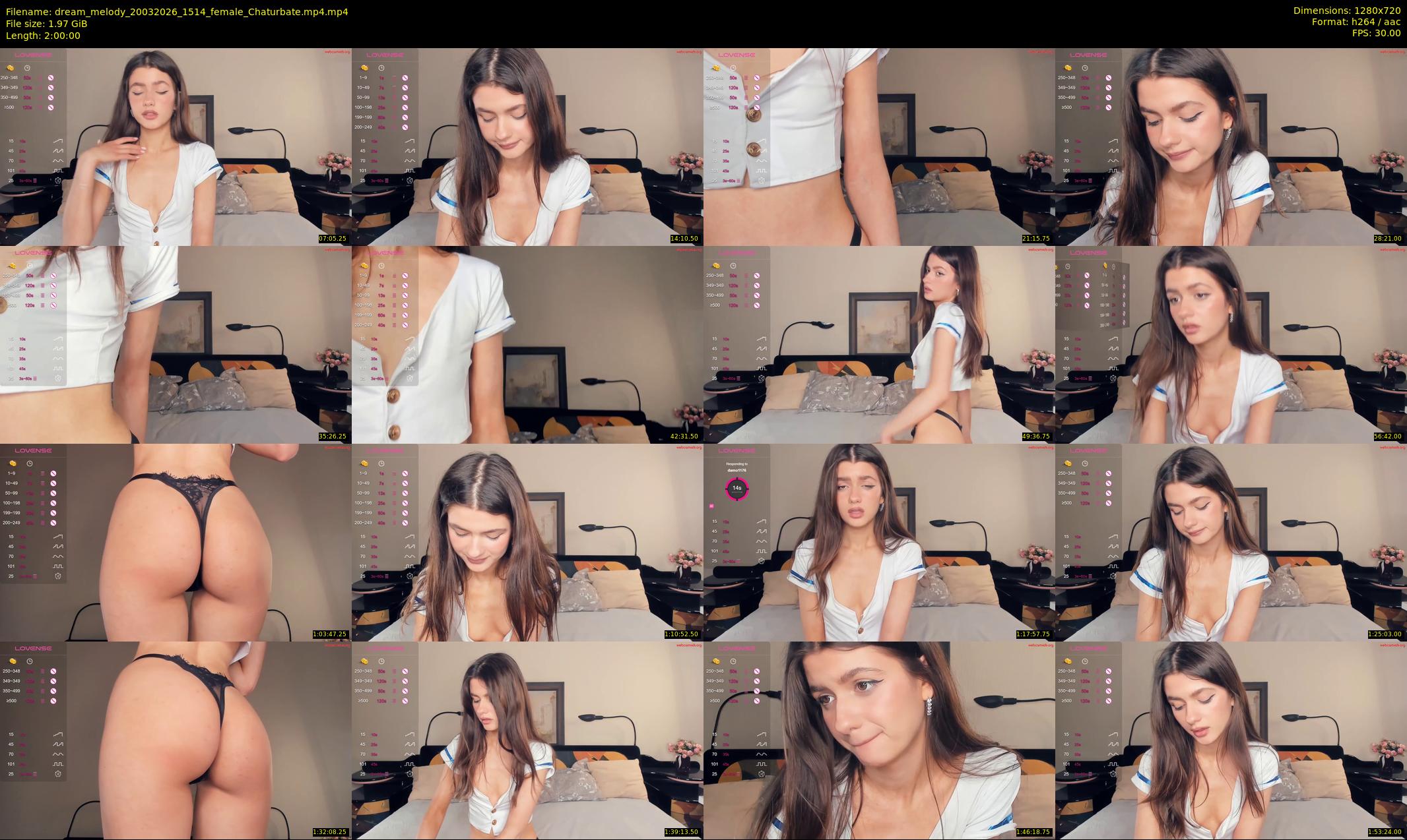 dream_melody — 120 minute Chaturbate female cam show recording, 720p, Mar 20, 2026