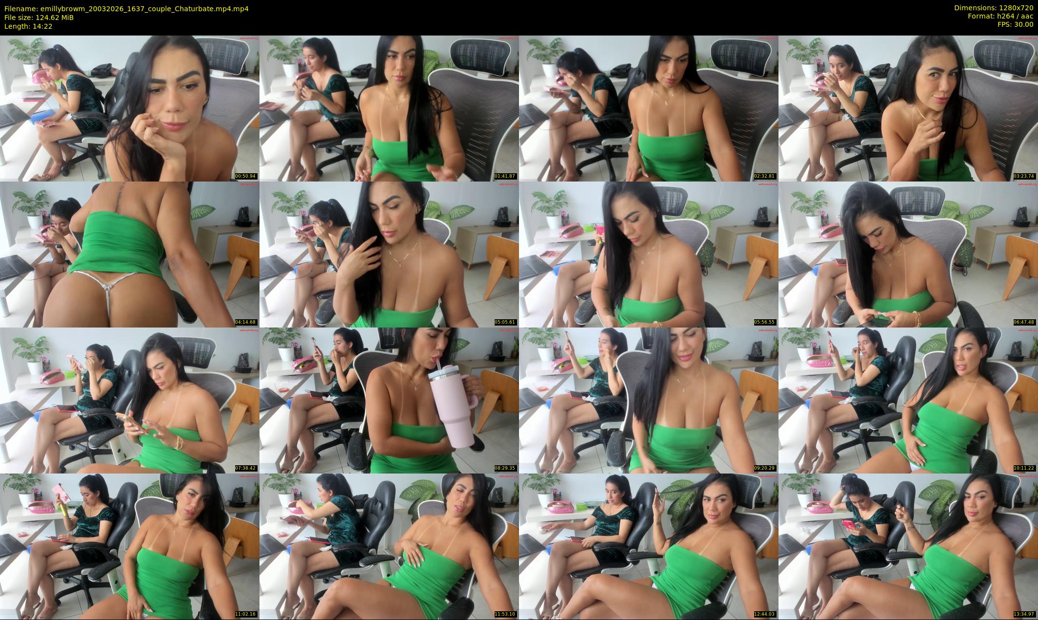 emillybrowm — 15 minute Chaturbate couple cam show recording, 720p, Mar 20, 2026