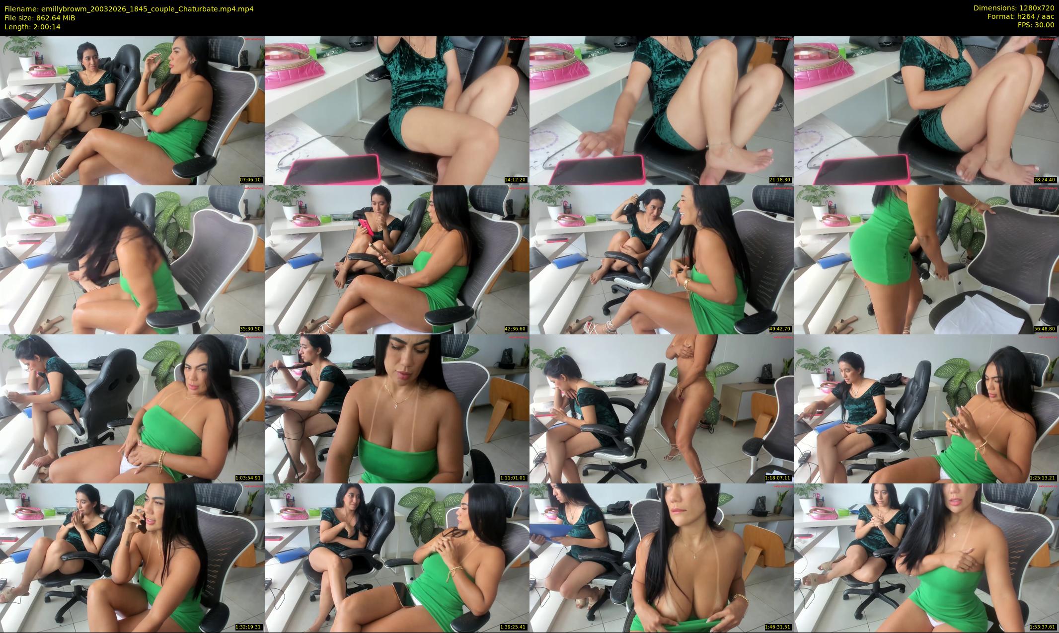 emillybrowm — 121 minute Chaturbate couple cam show recording, 720p, Mar 20, 2026