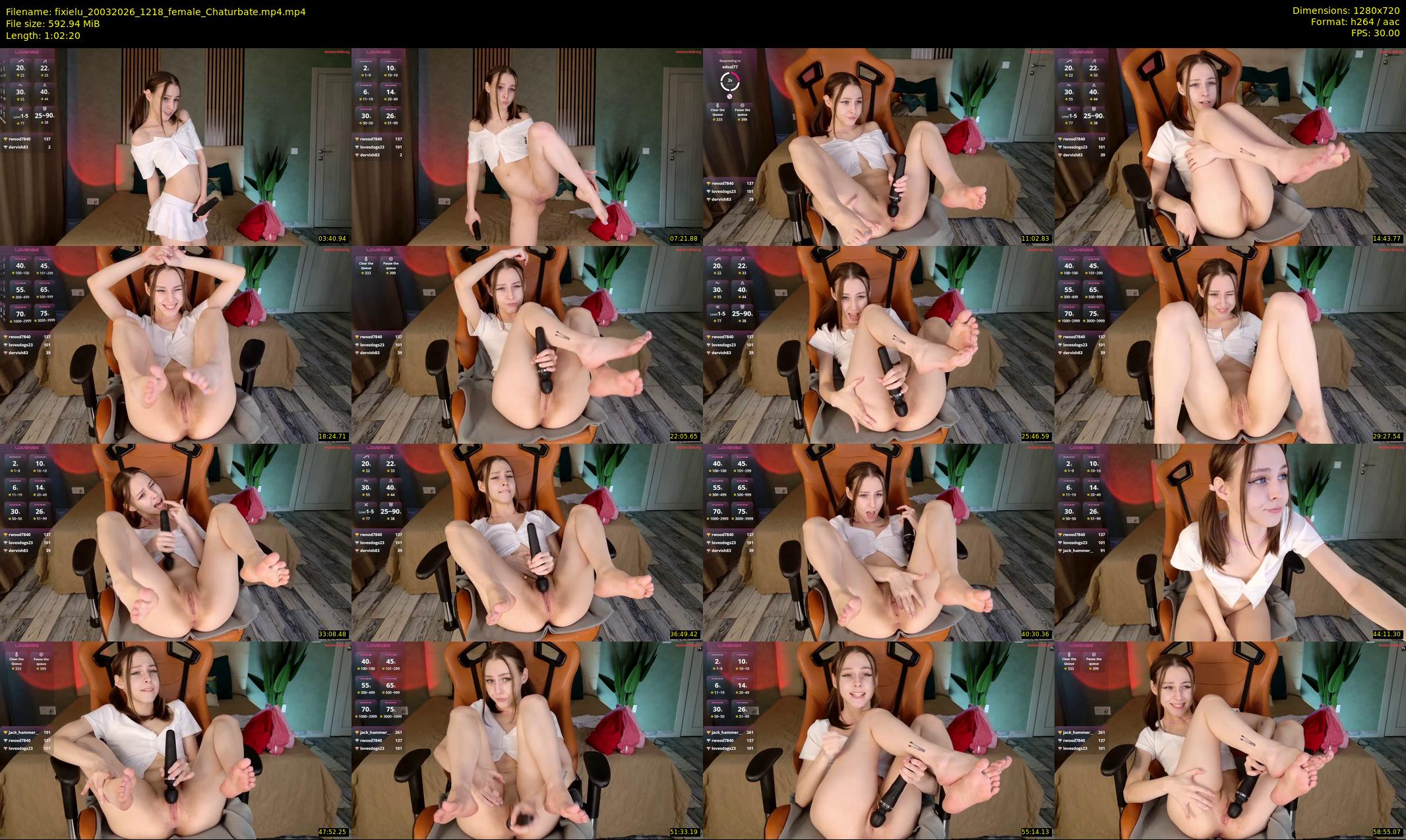 fixielu — 63 minute Chaturbate female cam show recording, 720p, Mar 20, 2026