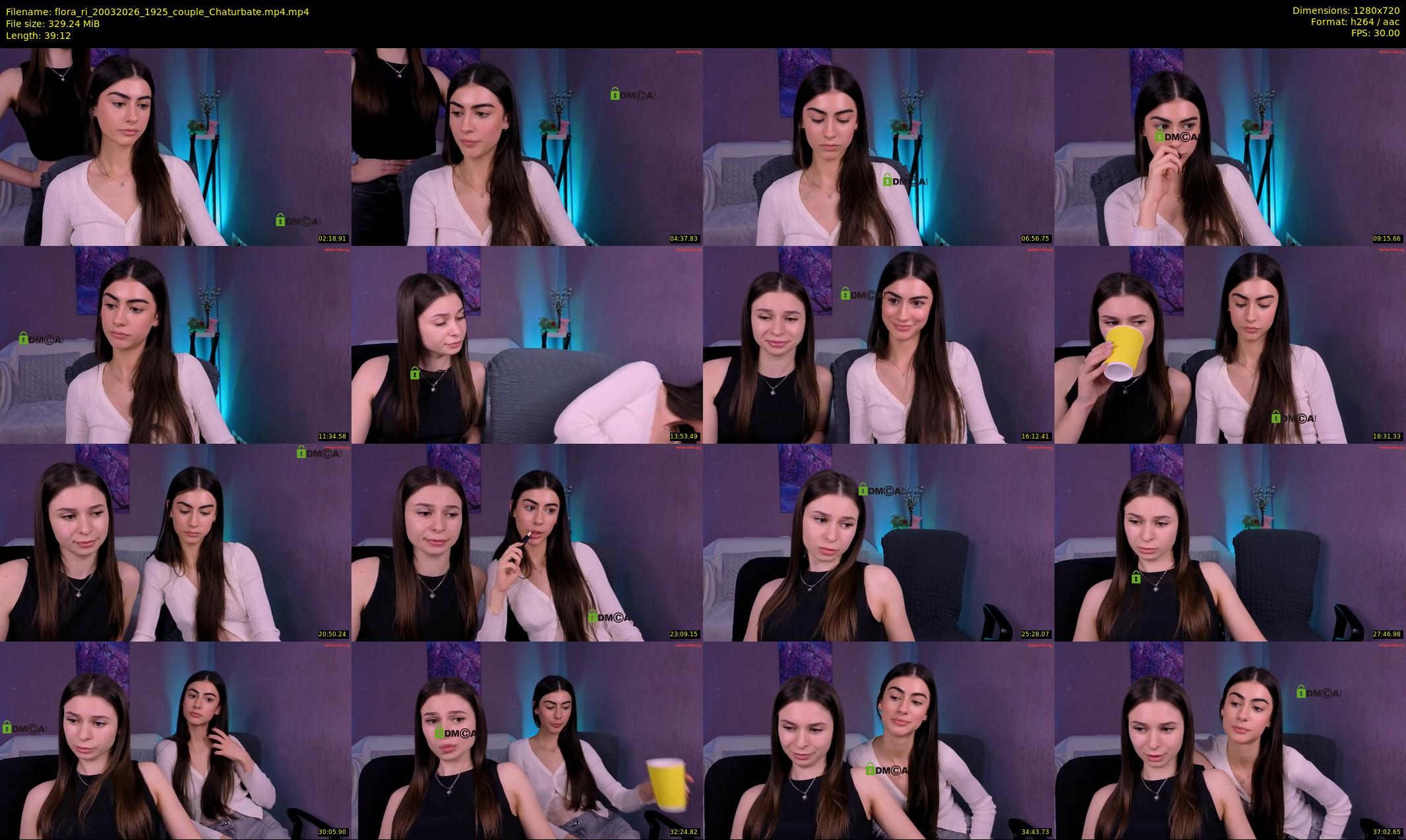 flora_ri — 40 minute Chaturbate female cam show recording, 720p, Mar 20, 2026
