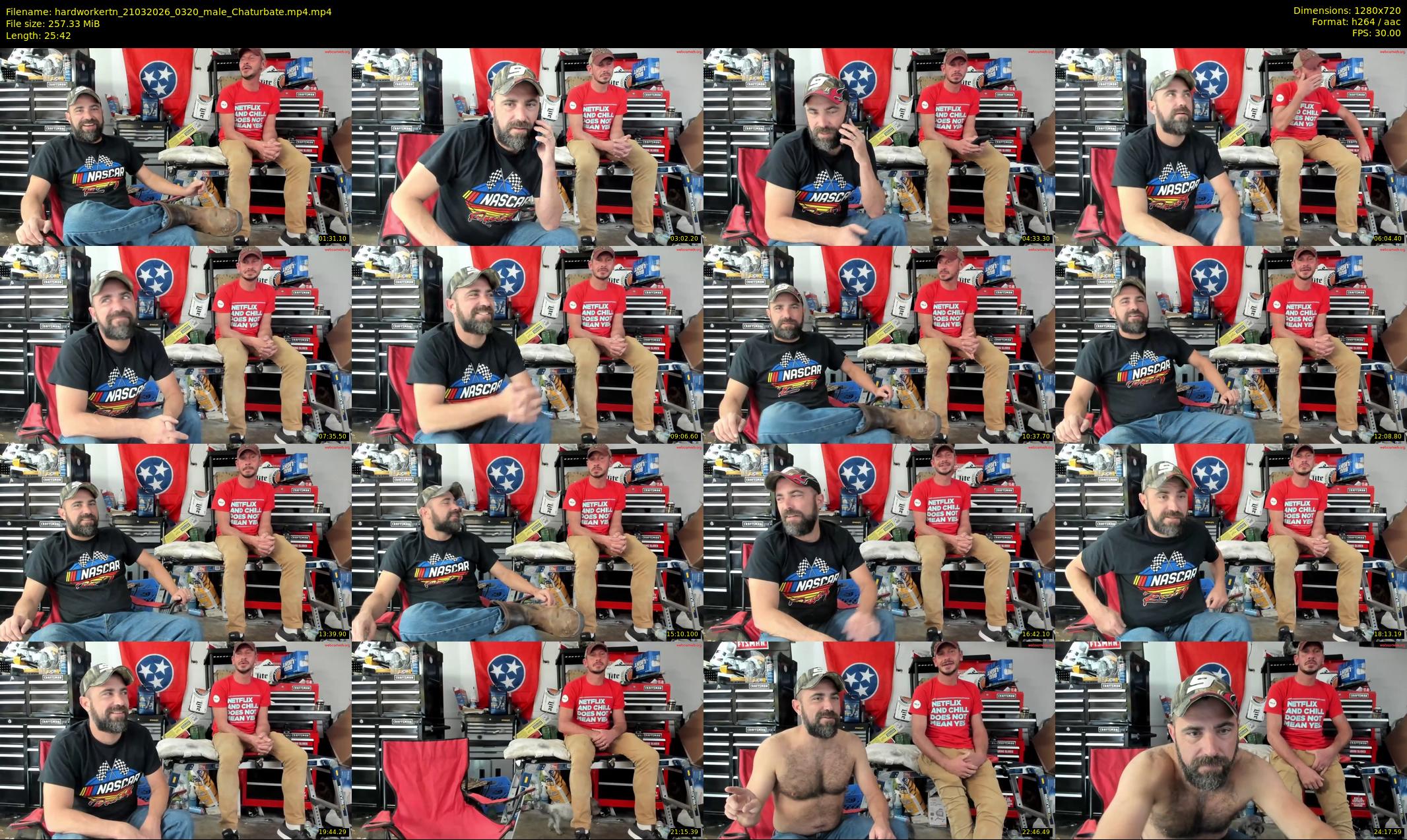 hardworkertn — 26 minute Chaturbate male cam show recording, 720p, Mar 21, 2026