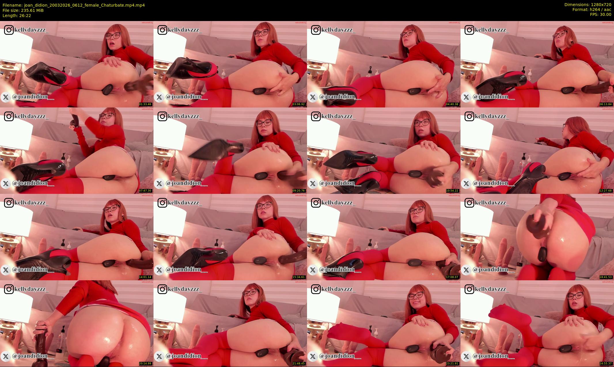 joan_didion — 27 minute Chaturbate female cam show recording, 720p, Mar 20, 2026