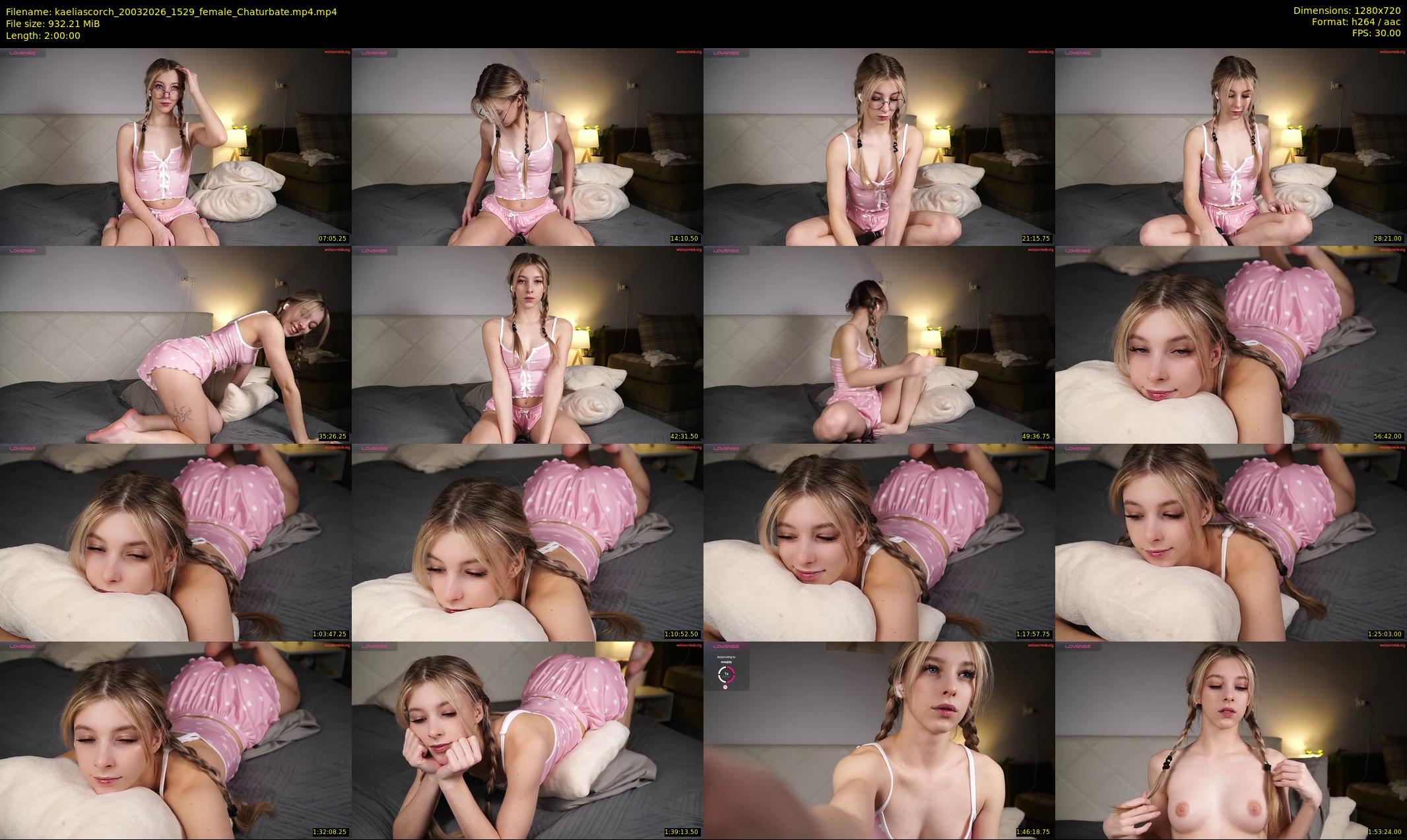 kaeliascorch — 120 minute Chaturbate female cam show recording, 720p, Mar 20, 2026