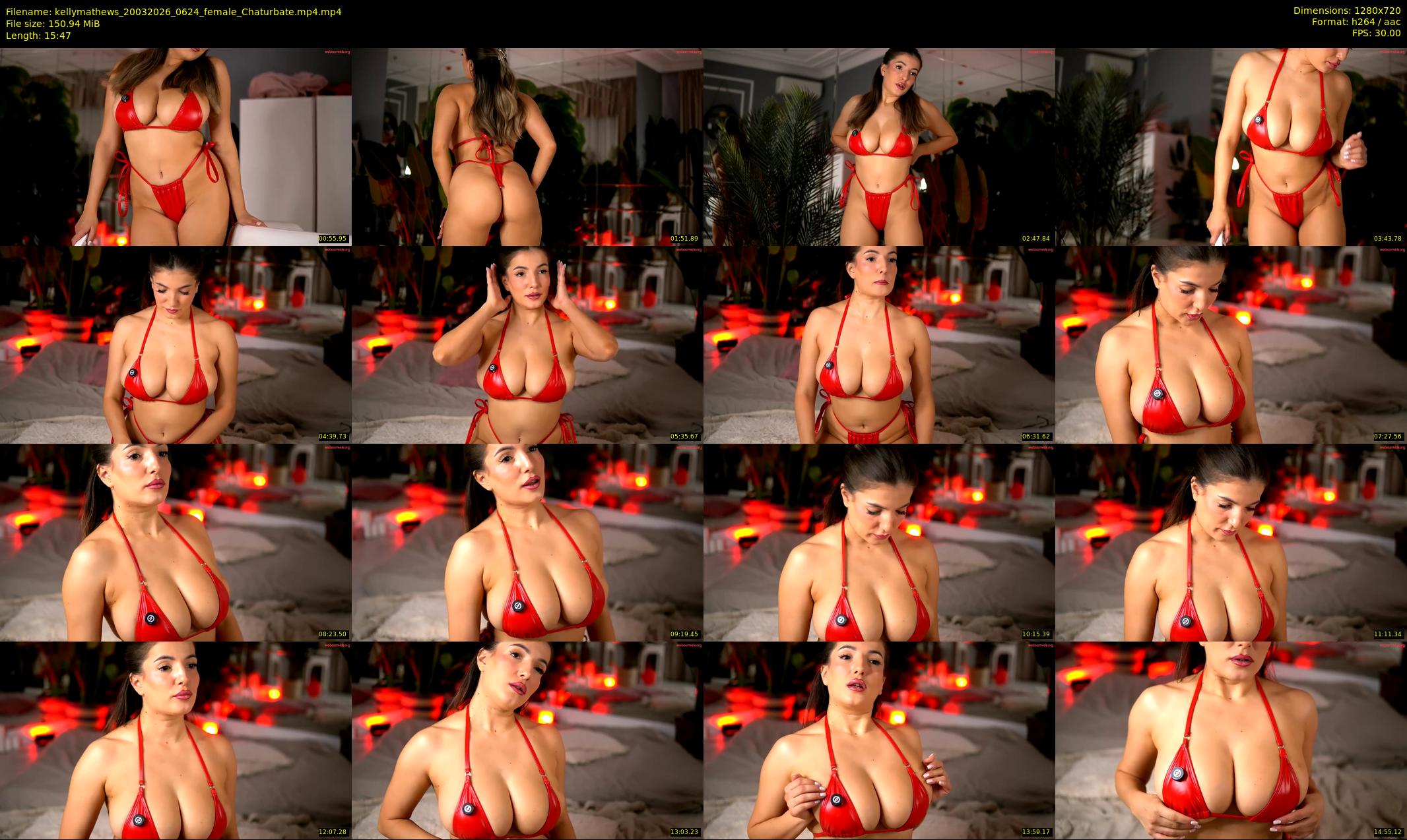 kellymathews — 16 minute Chaturbate female cam show recording, 720p, Mar 20, 2026