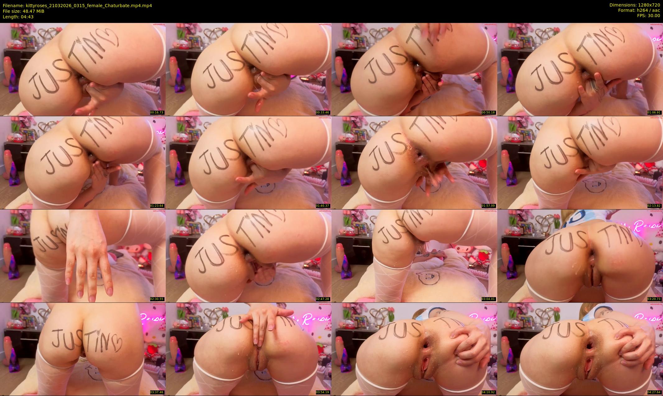 kittyroses — 5 minute Chaturbate female cam show recording, 720p, Mar 21, 2026