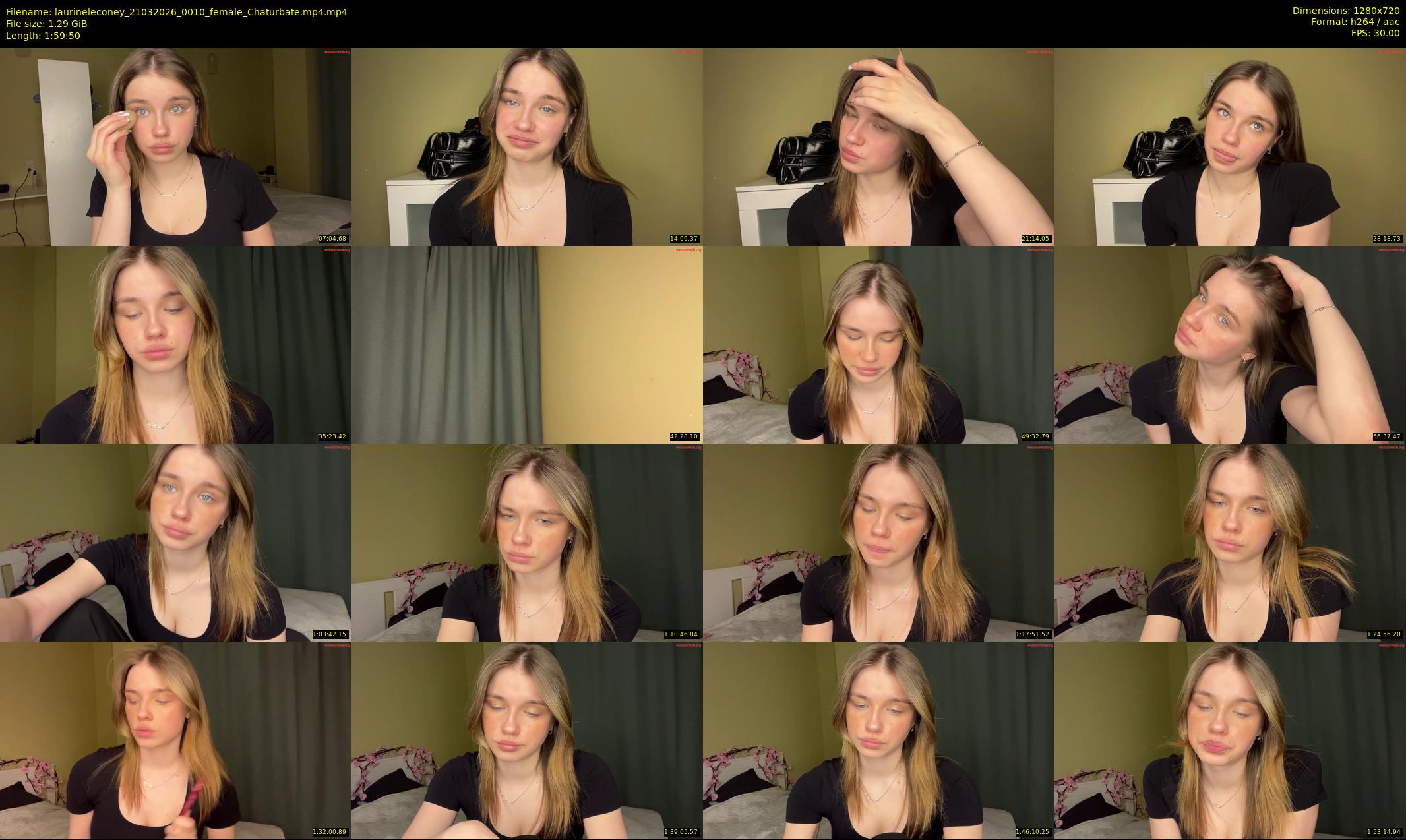 laurineleconey — 120 minute Chaturbate female cam show recording, 720p, Mar 21, 2026