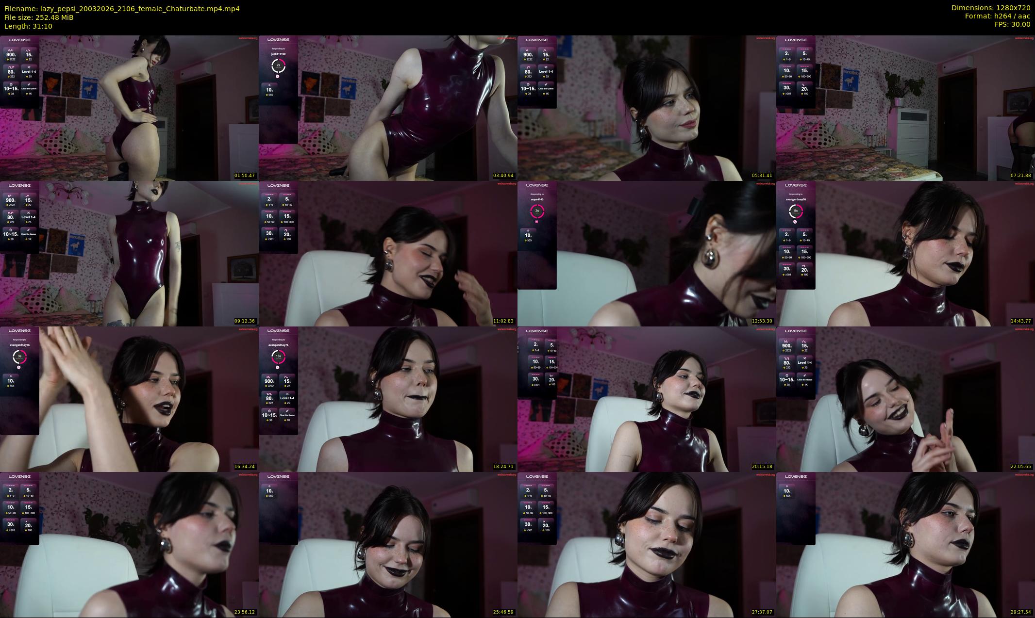 lazy_pepsi — 32 minute Chaturbate female cam show recording, 720p, Mar 20, 2026