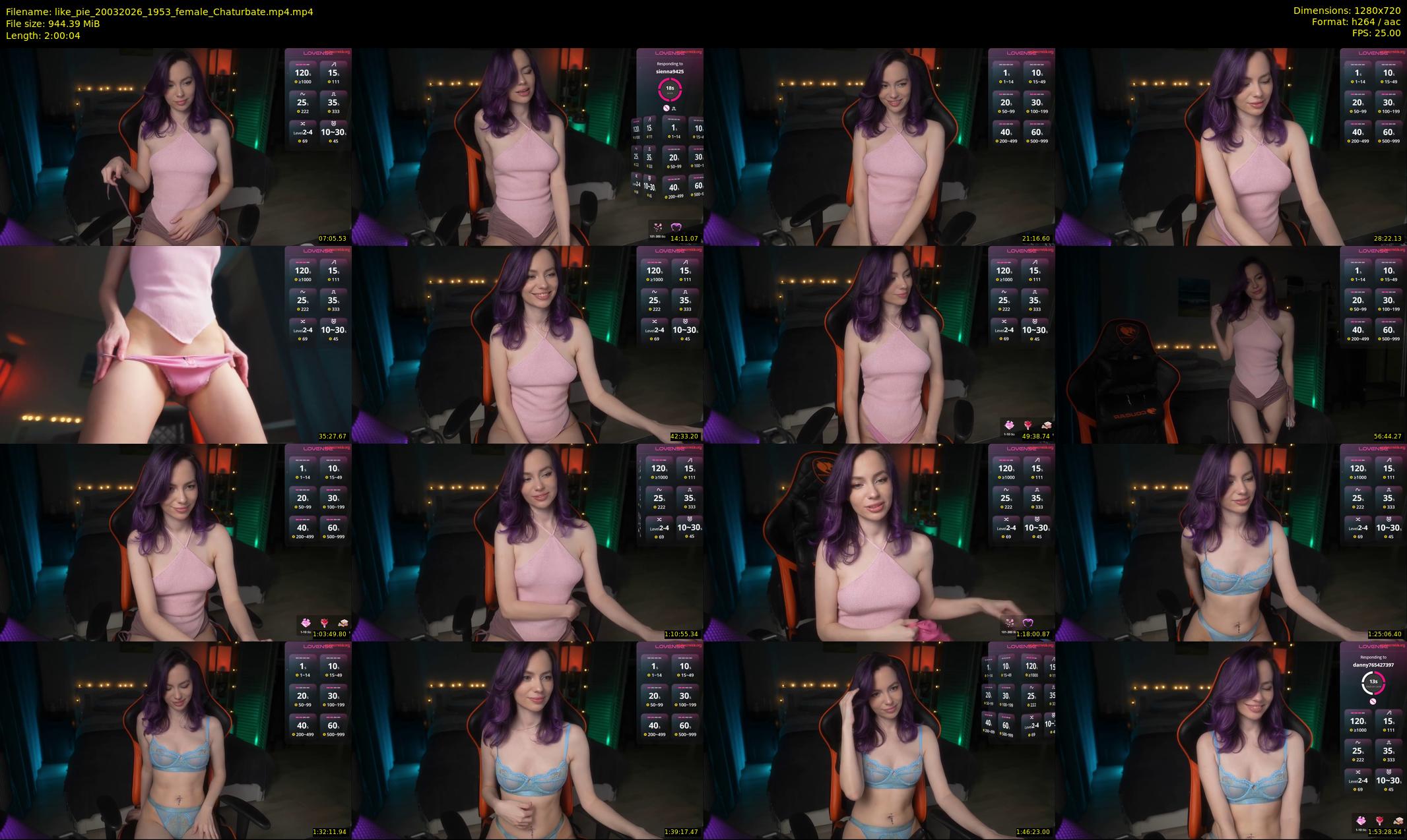 like_pie — 121 minute Chaturbate couple cam show recording, 720p, Mar 20, 2026