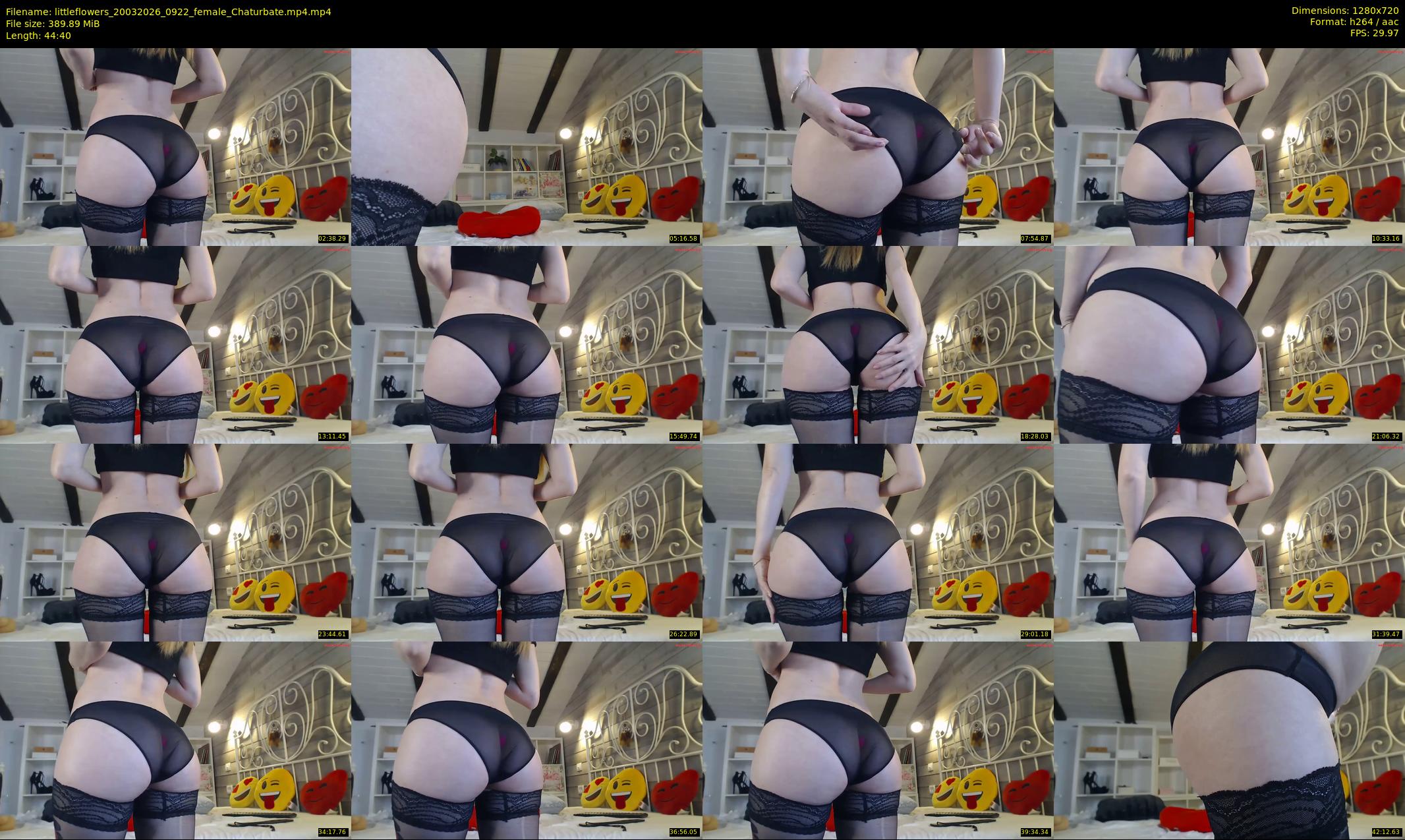 littleflowers — 45 minute Chaturbate female cam show recording, 720p, Mar 20, 2026