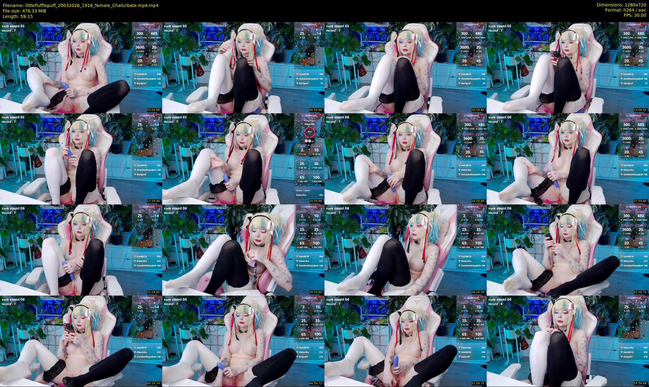 littleflufflepuff — 60 minute Chaturbate female cam show recording, 720p, Mar 20, 2026