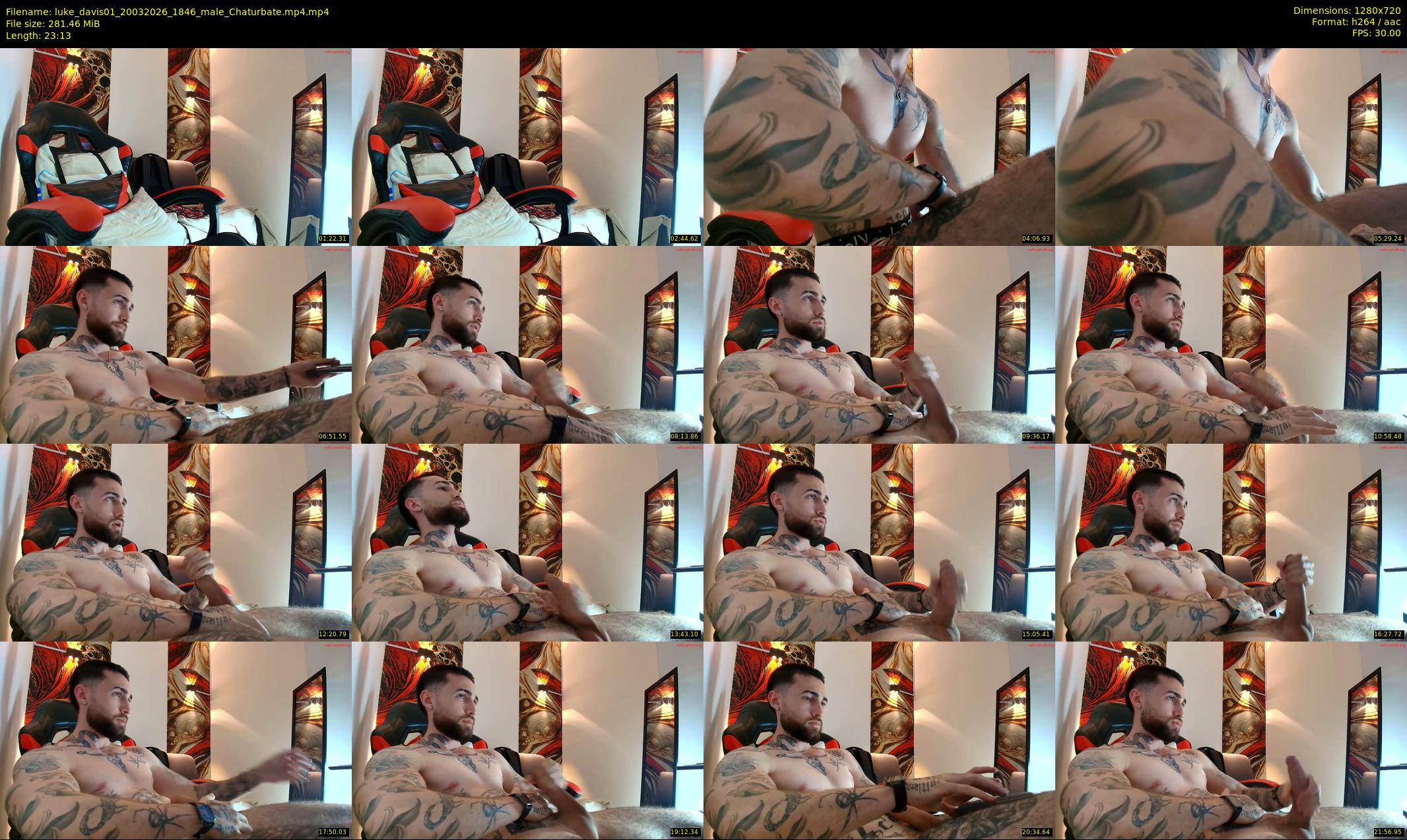 luke_davis01 — 24 minute Chaturbate male cam show recording, 720p, Mar 20, 2026