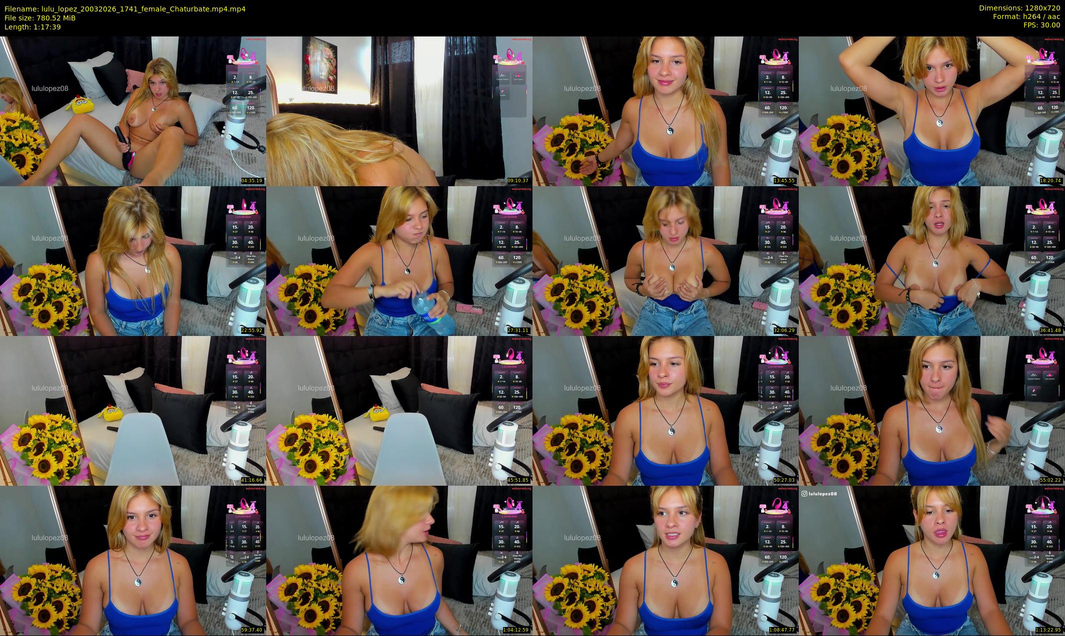 lulu_lopez — 78 minute Chaturbate female cam show recording, 720p, Mar 20, 2026