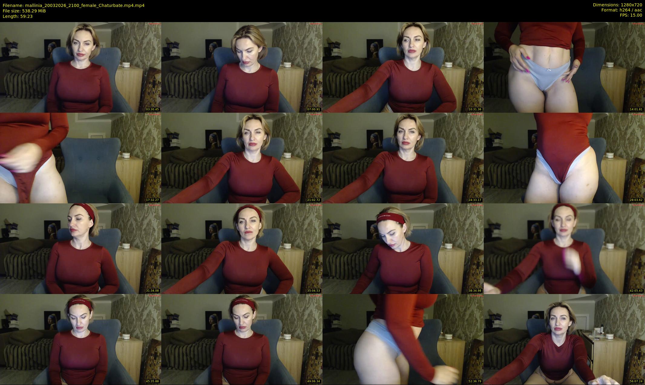 mallinia — 60 minute Chaturbate female cam show recording, 720p, Mar 20, 2026